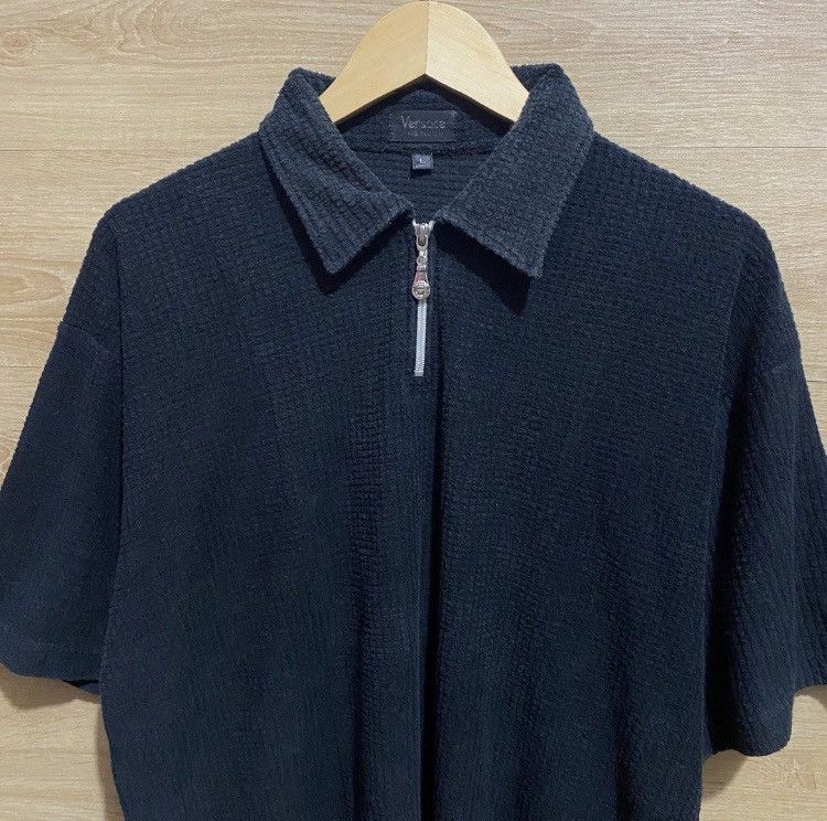 Versace × Versace Jeans Couture × Vintage Vintage Versace Jeans Couture Halfzip Polo Shirts Size US L / EU 52-54 / 3 - 4 Thumbnail