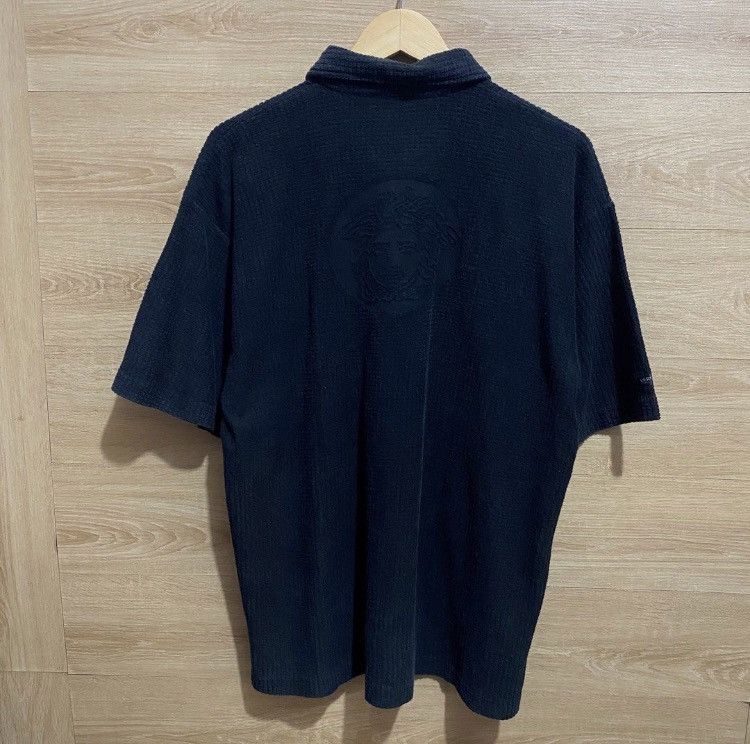 Versace × Versace Jeans Couture × Vintage Vintage Versace Jeans Couture Halfzip Polo Shirts Size US L / EU 52-54 / 3 - 2 Thumbnail
