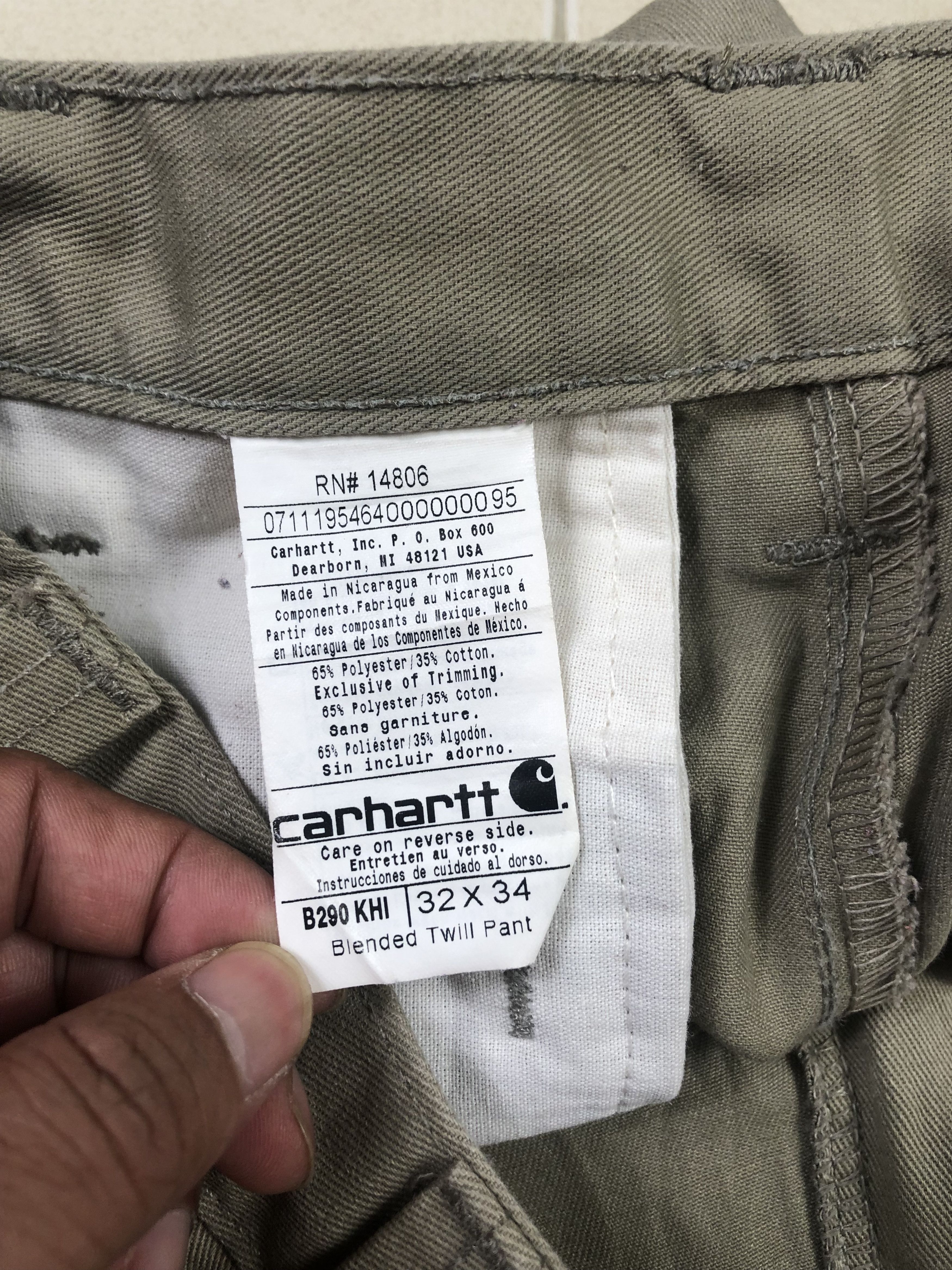 Carhartt Carhart Slack Pants 33x33 Size US 33 - 3 Thumbnail