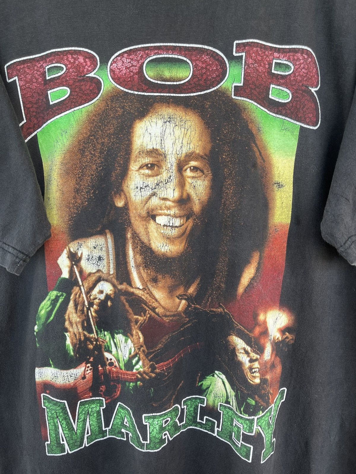 Bob Marley Rare Vintage Bob Marley Rap tees Size US XL / EU 56 / 4 - 3 Thumbnail