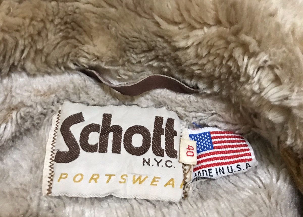 Schott × Vintage Vtg Schott jacket Size US L / EU 52-54 / 3 - 5 Thumbnail