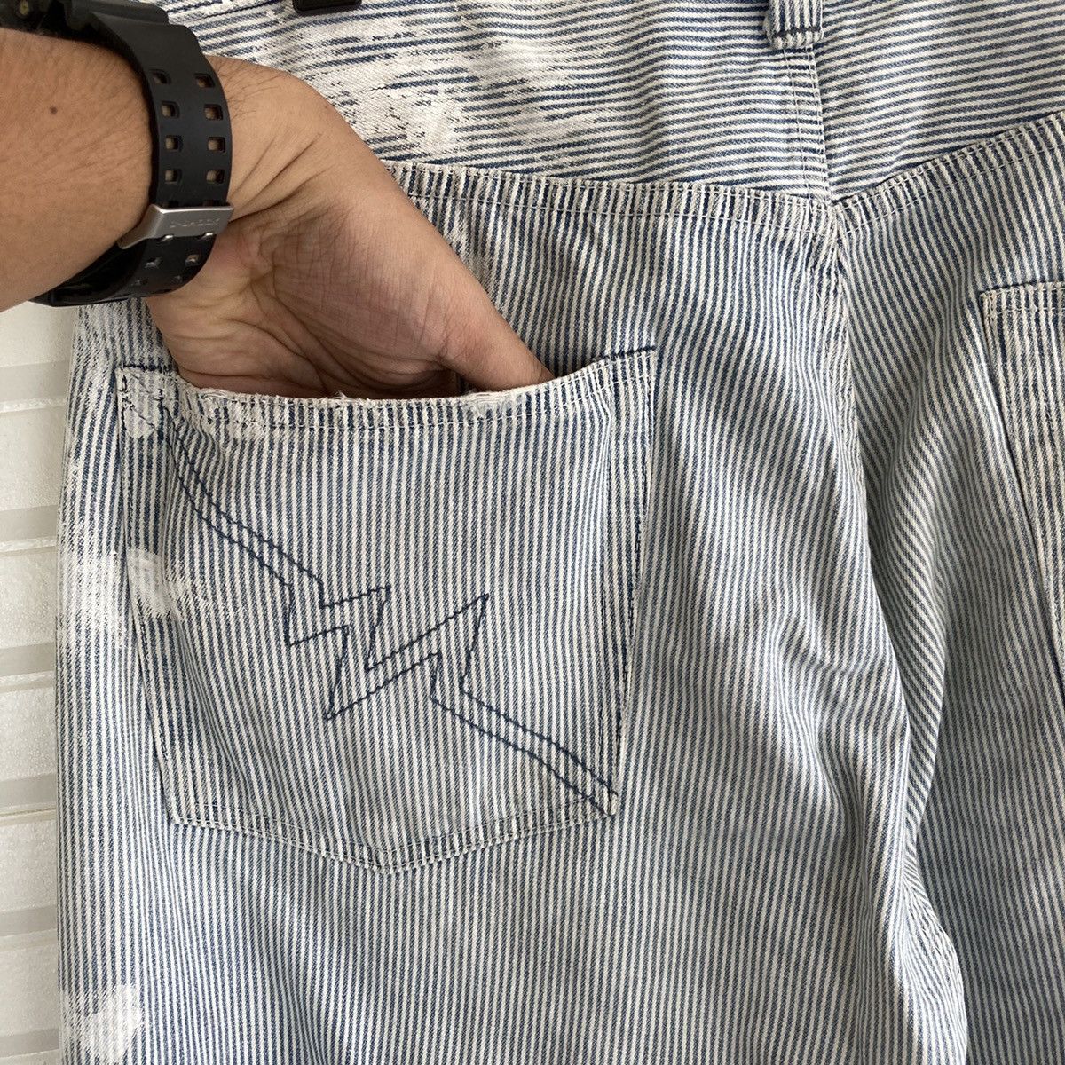 WHIZ LIMITED 🔥LAST PRICE🔥 Whiz Limited By Painted Blue Stripes Size US 32 / EU 48 - 8 Thumbnail