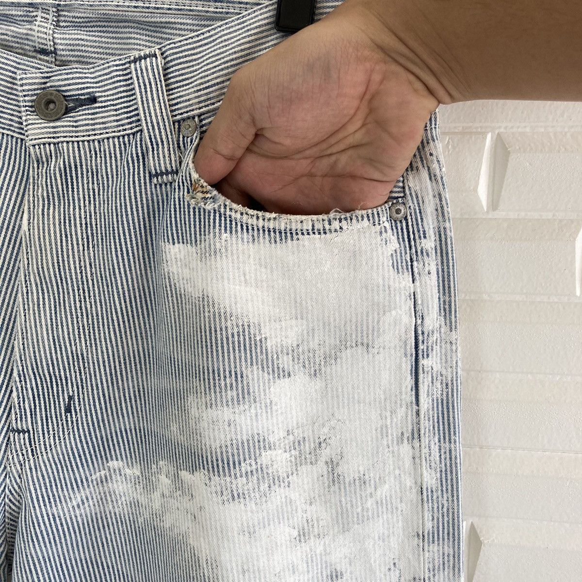 WHIZ LIMITED 🔥LAST PRICE🔥 Whiz Limited By Painted Blue Stripes Size US 32 / EU 48 - 6 Thumbnail