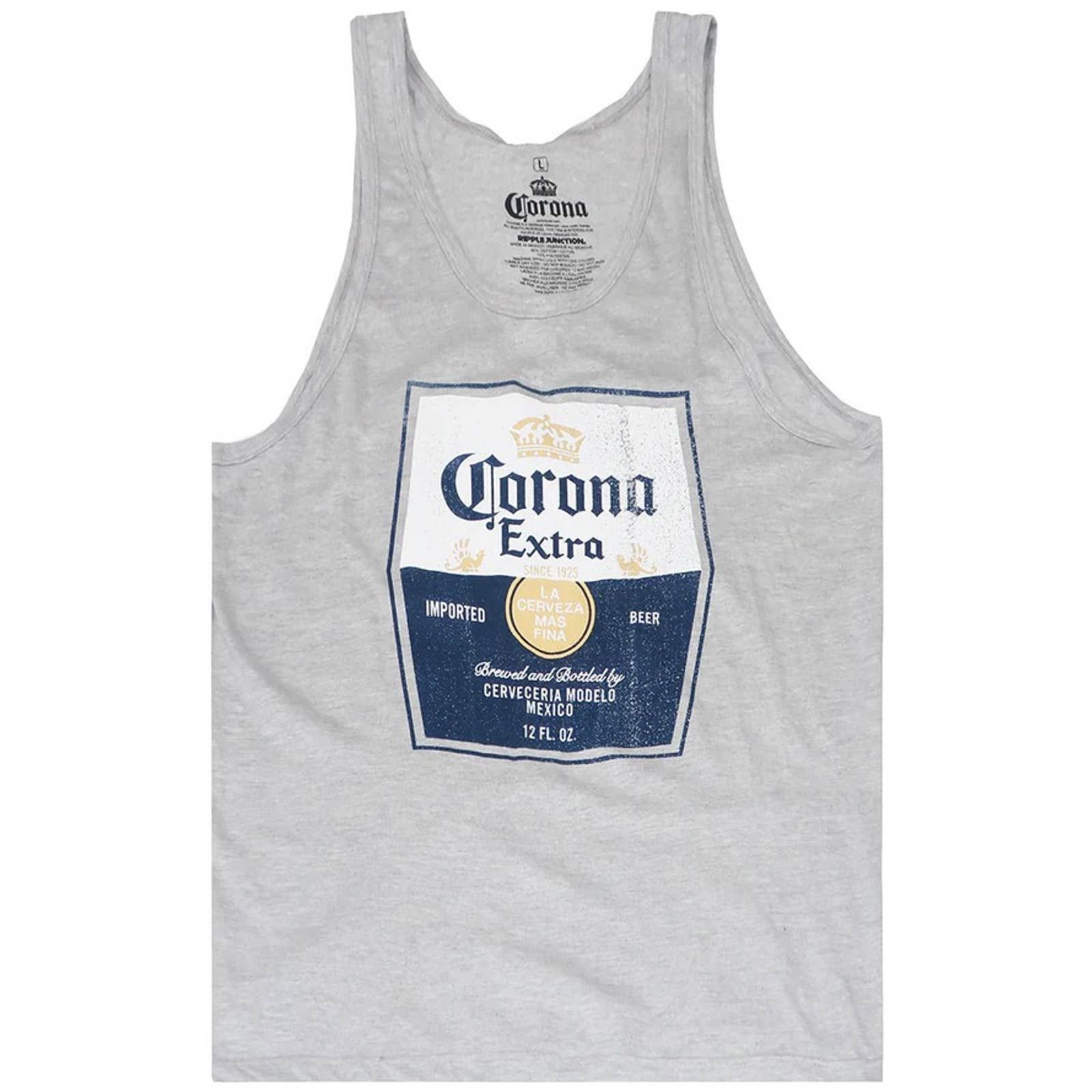 Other Corona Beer Men's Distressed Graphic Tank Top Tee T-Shirt Size US L / EU 52-54 / 3 - 1 Preview