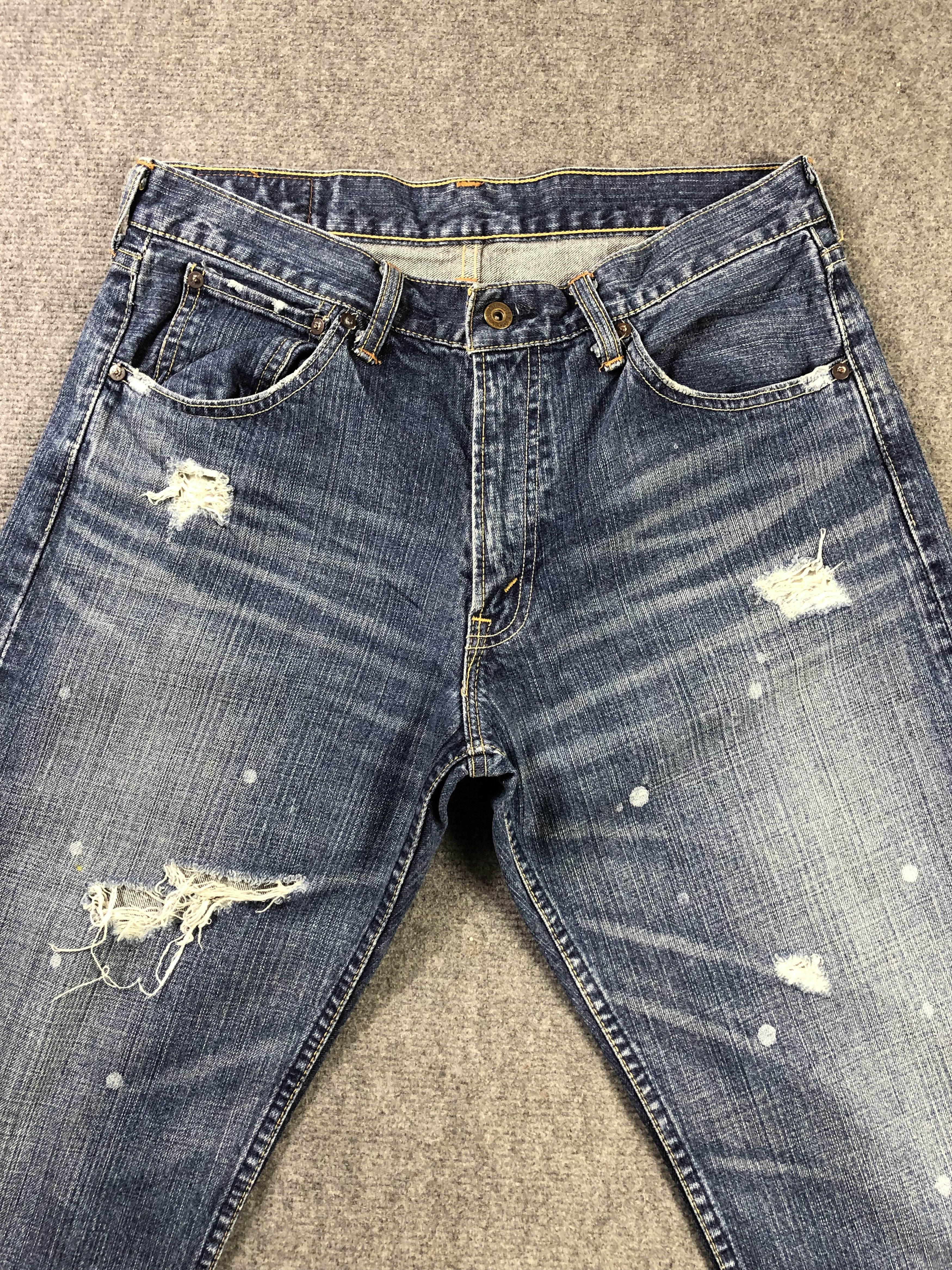 Levi's Faded Blue Levis 503 Short Jeans 34x18 Size US 34 / EU 50 - 2 Thumbnail