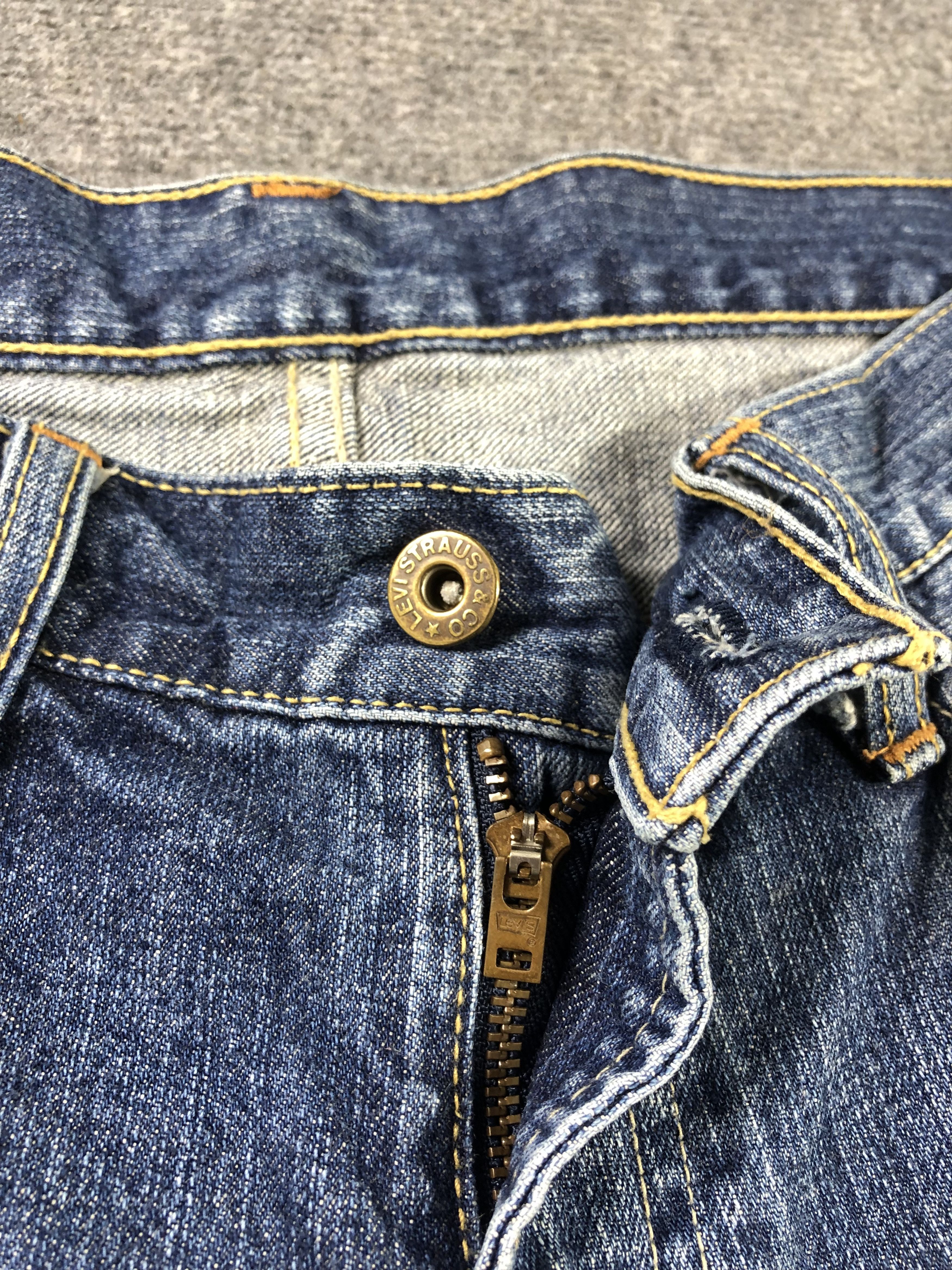 Levi's Faded Blue Levis 503 Short Jeans 34x18 Size US 34 / EU 50 - 3 Thumbnail