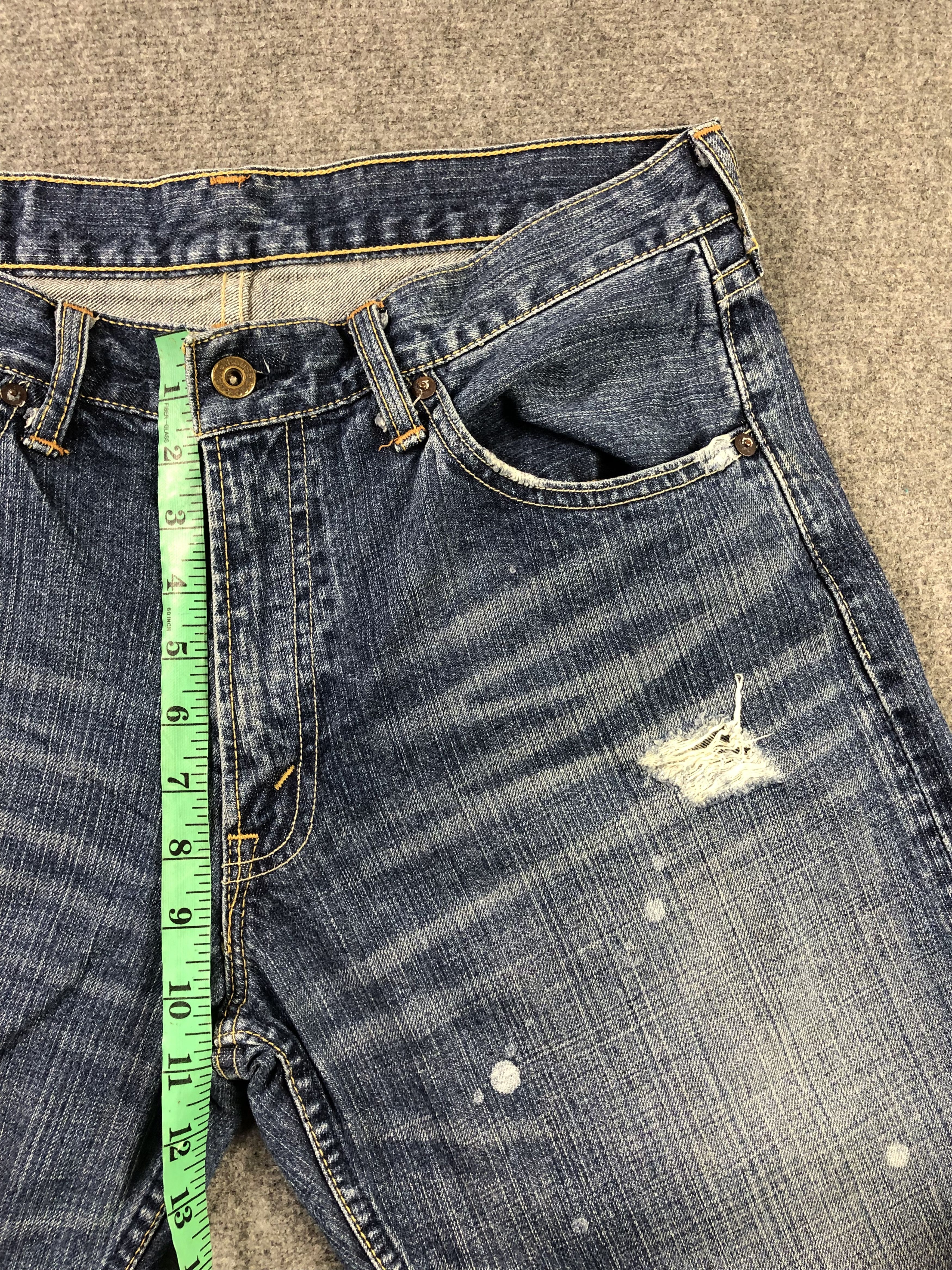 Levi's Faded Blue Levis 503 Short Jeans 34x18 Size US 34 / EU 50 - 7 Thumbnail