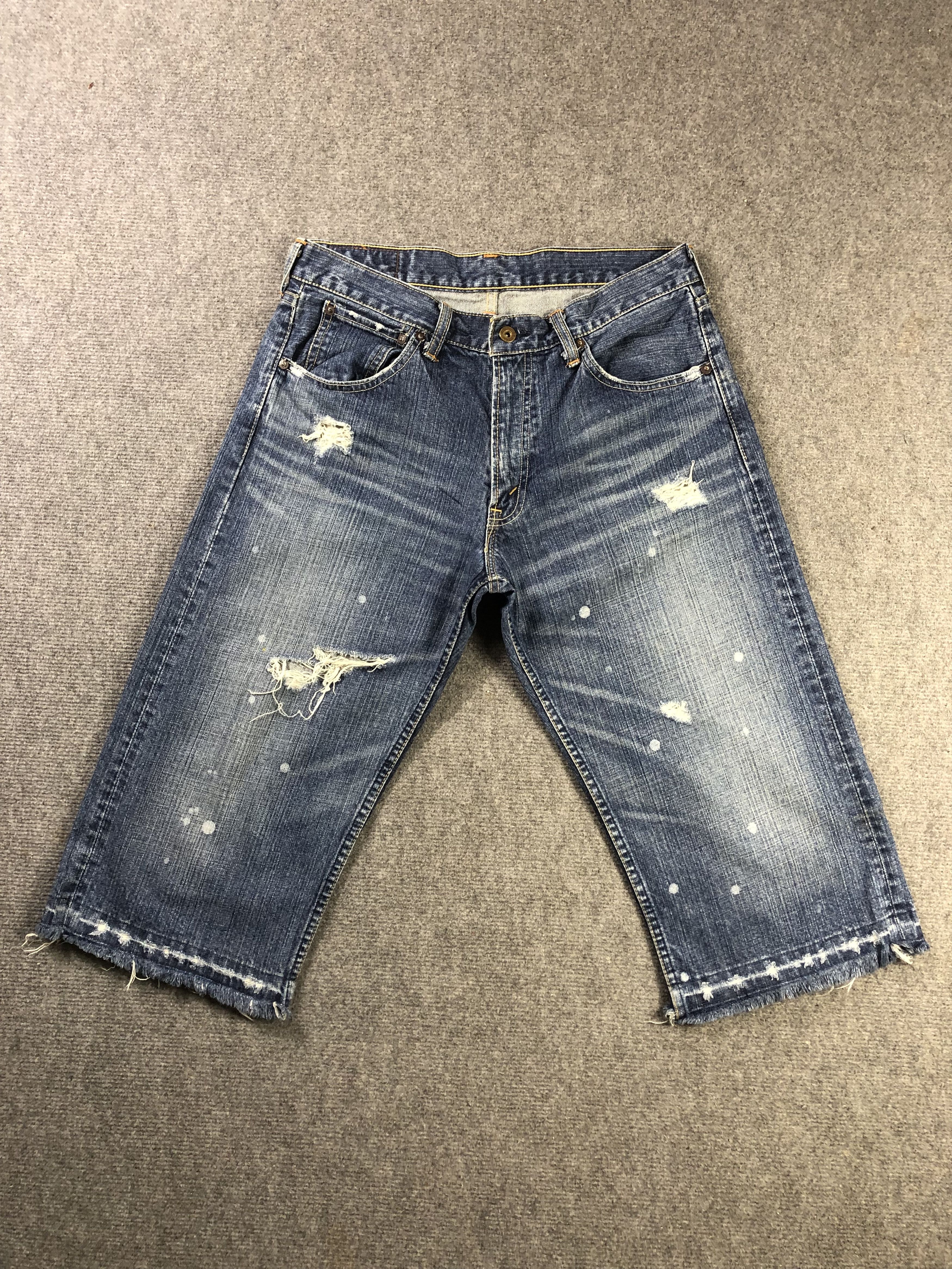 Levi's Faded Blue Levis 503 Short Jeans 34x18 Size US 34 / EU 50 - 1 Thumbnail