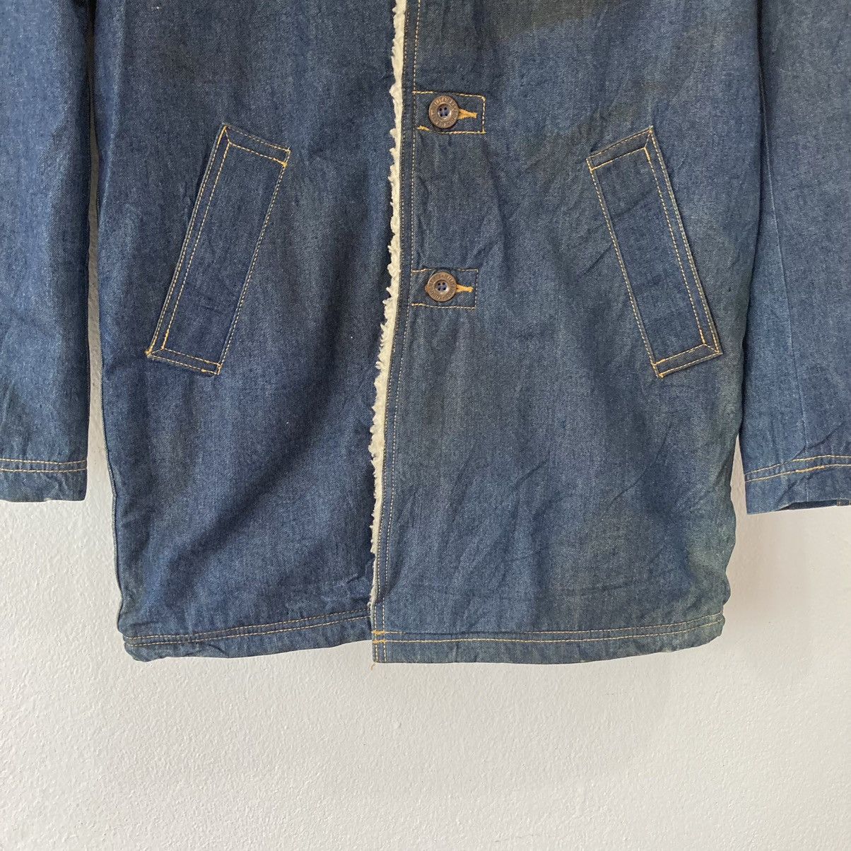 Japanese Brand Japanese Sherpa Denim Jacket Size US M / EU 48-50 / 2 - 6 Thumbnail