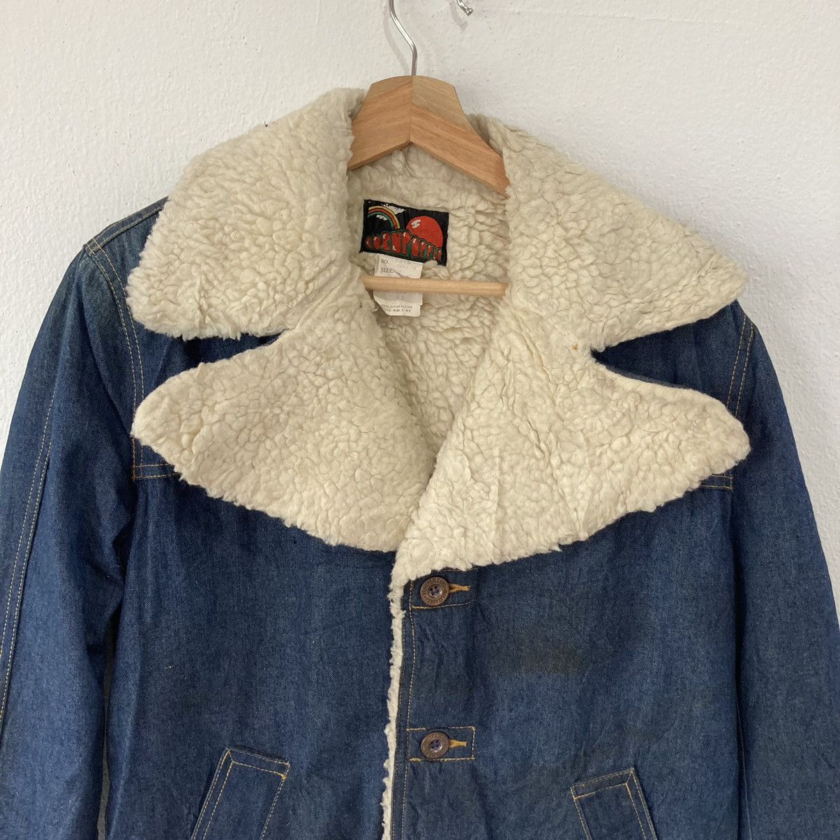 Japanese Brand Japanese Sherpa Denim Jacket Size US M / EU 48-50 / 2 - 4 Thumbnail