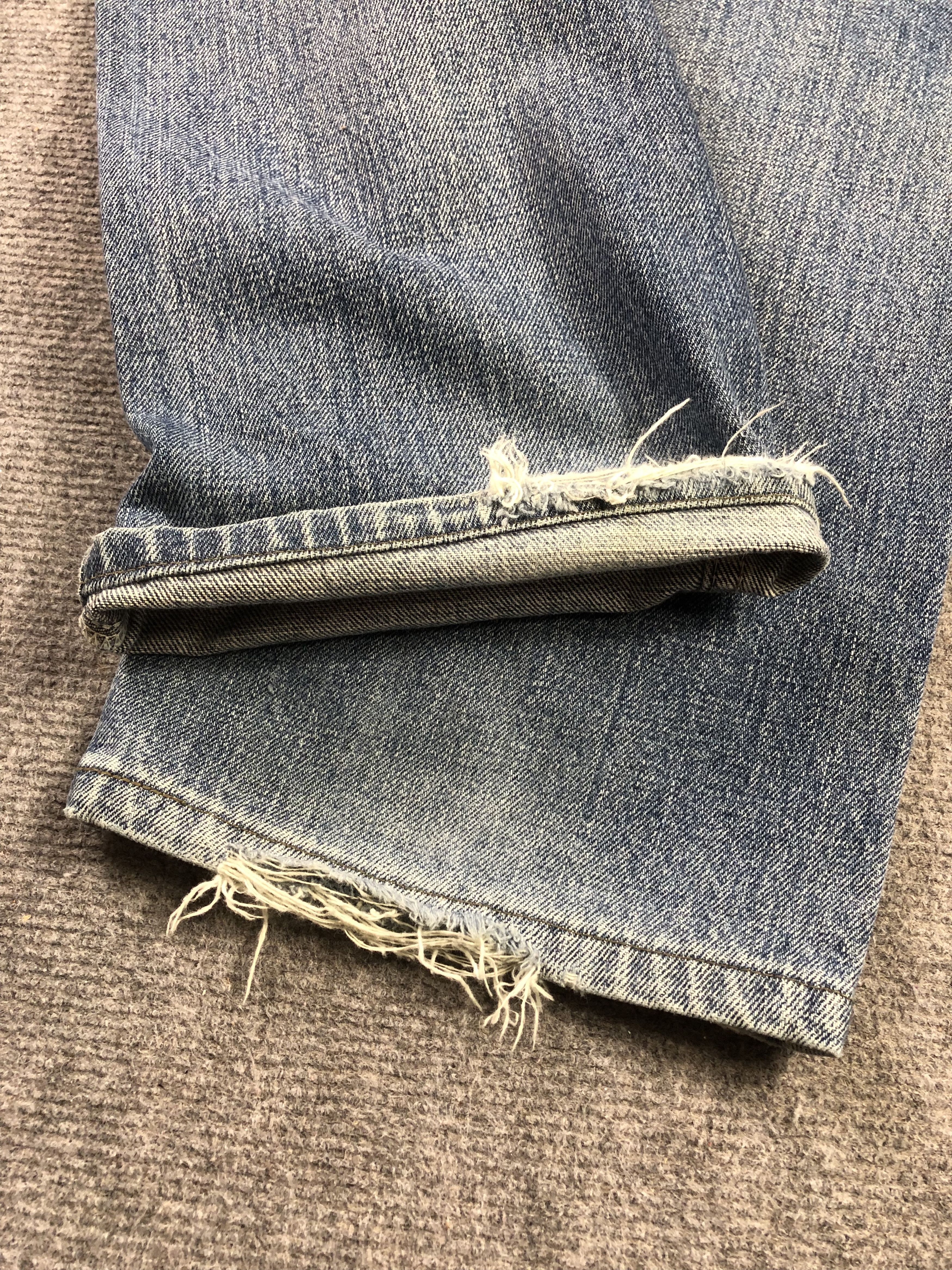 Levi's Levis 533 Faded Blue Denim Jeans 31x30 Size US 31 - 13 Thumbnail