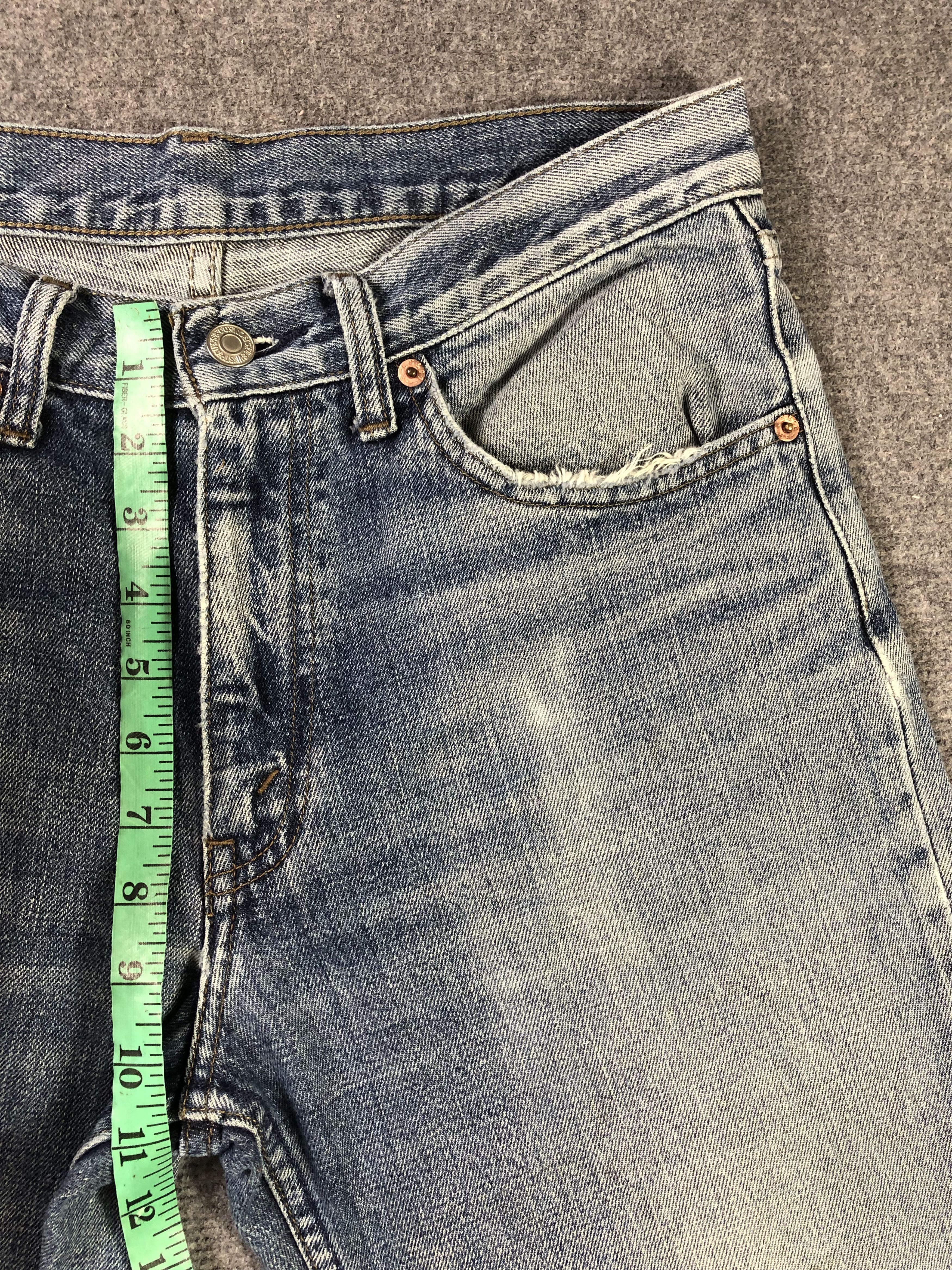 Levi's Levis 533 Faded Blue Denim Jeans 31x30 Size US 31 - 8 Thumbnail