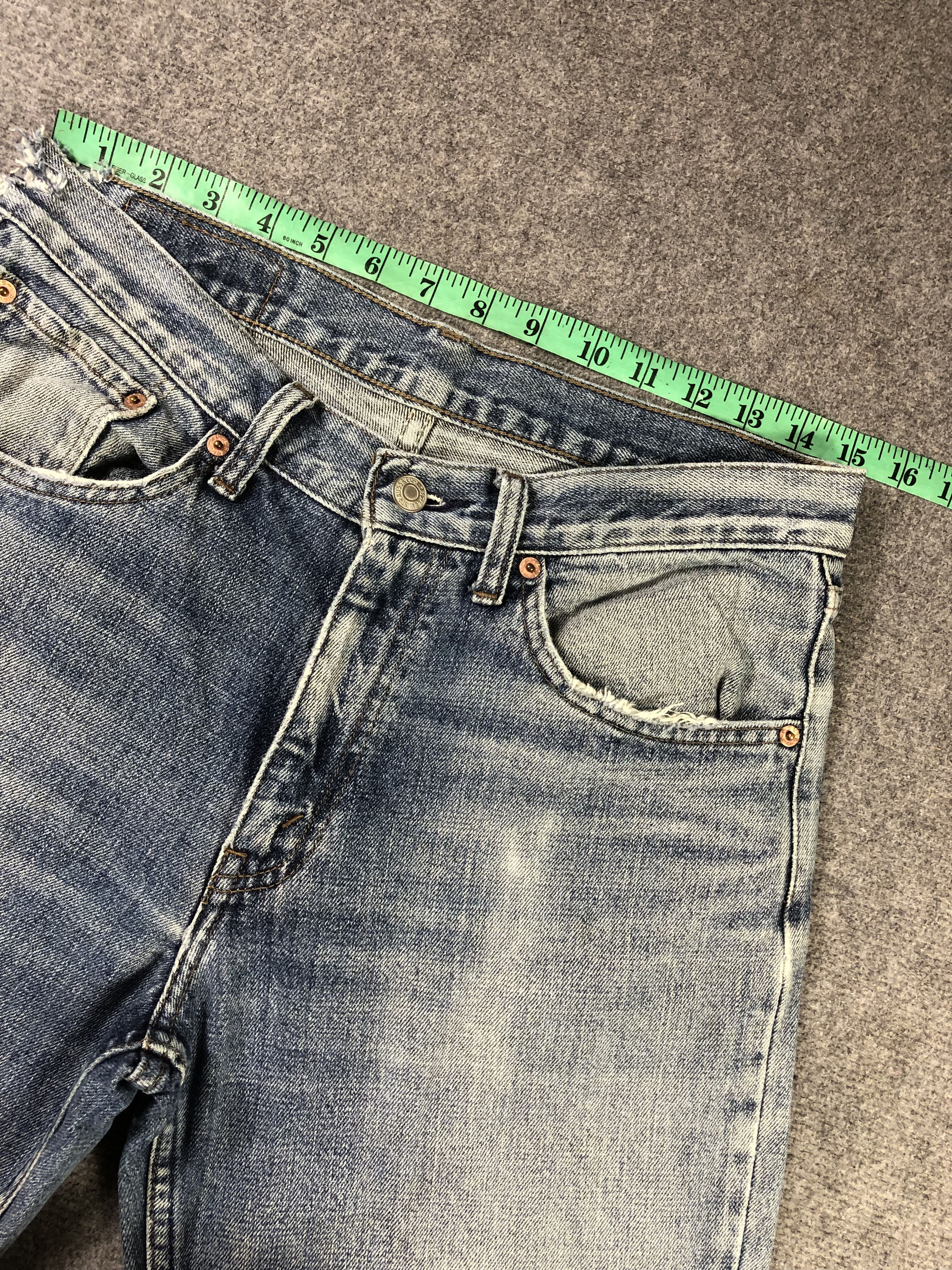 Levi's Levis 533 Faded Blue Denim Jeans 31x30 Size US 31 - 7 Thumbnail