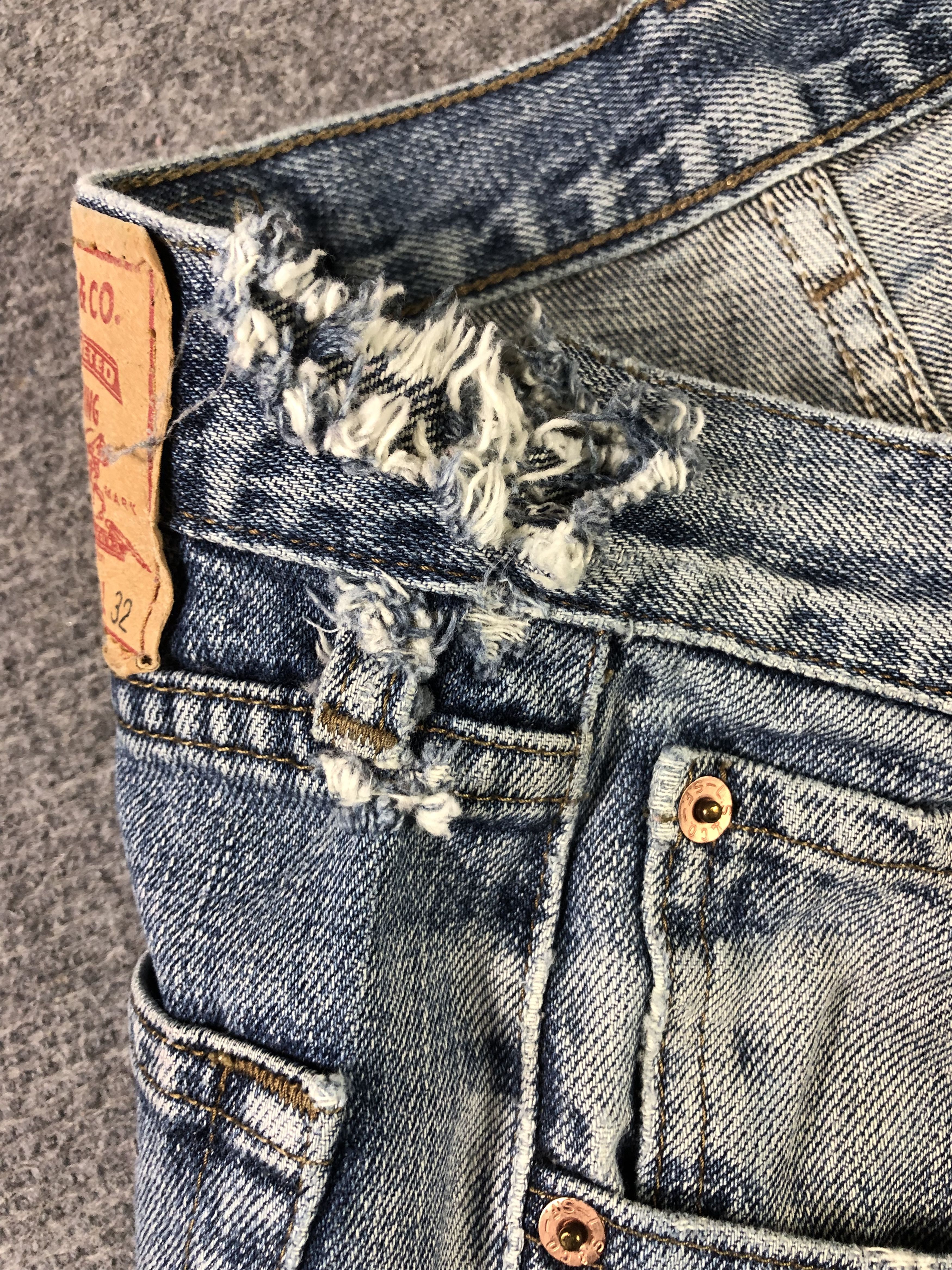 Levi's Levis 533 Faded Blue Denim Jeans 31x30 Size US 31 - 9 Thumbnail
