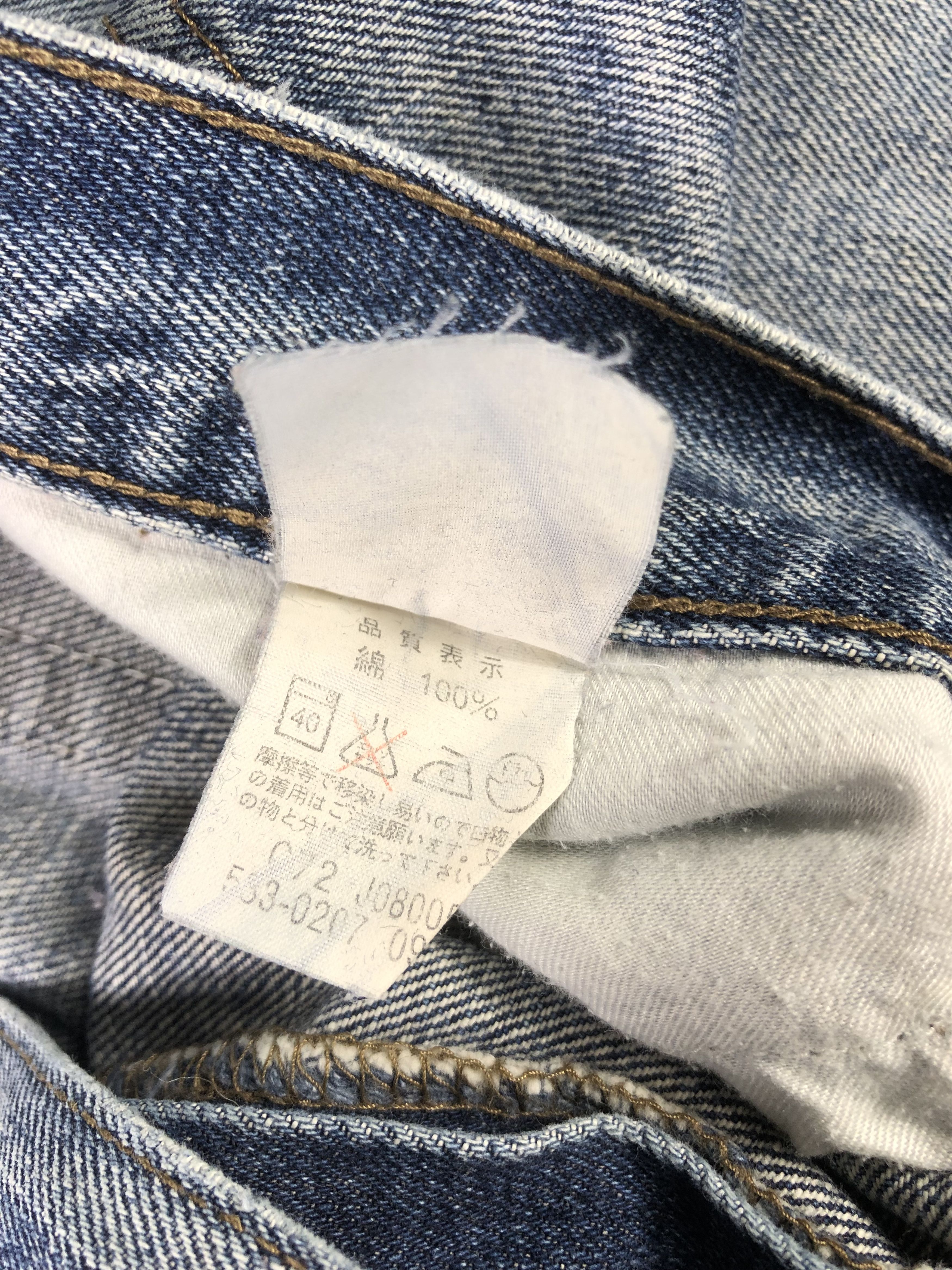 Levi's Levis 533 Faded Blue Denim Jeans 31x30 Size US 31 - 5 Thumbnail