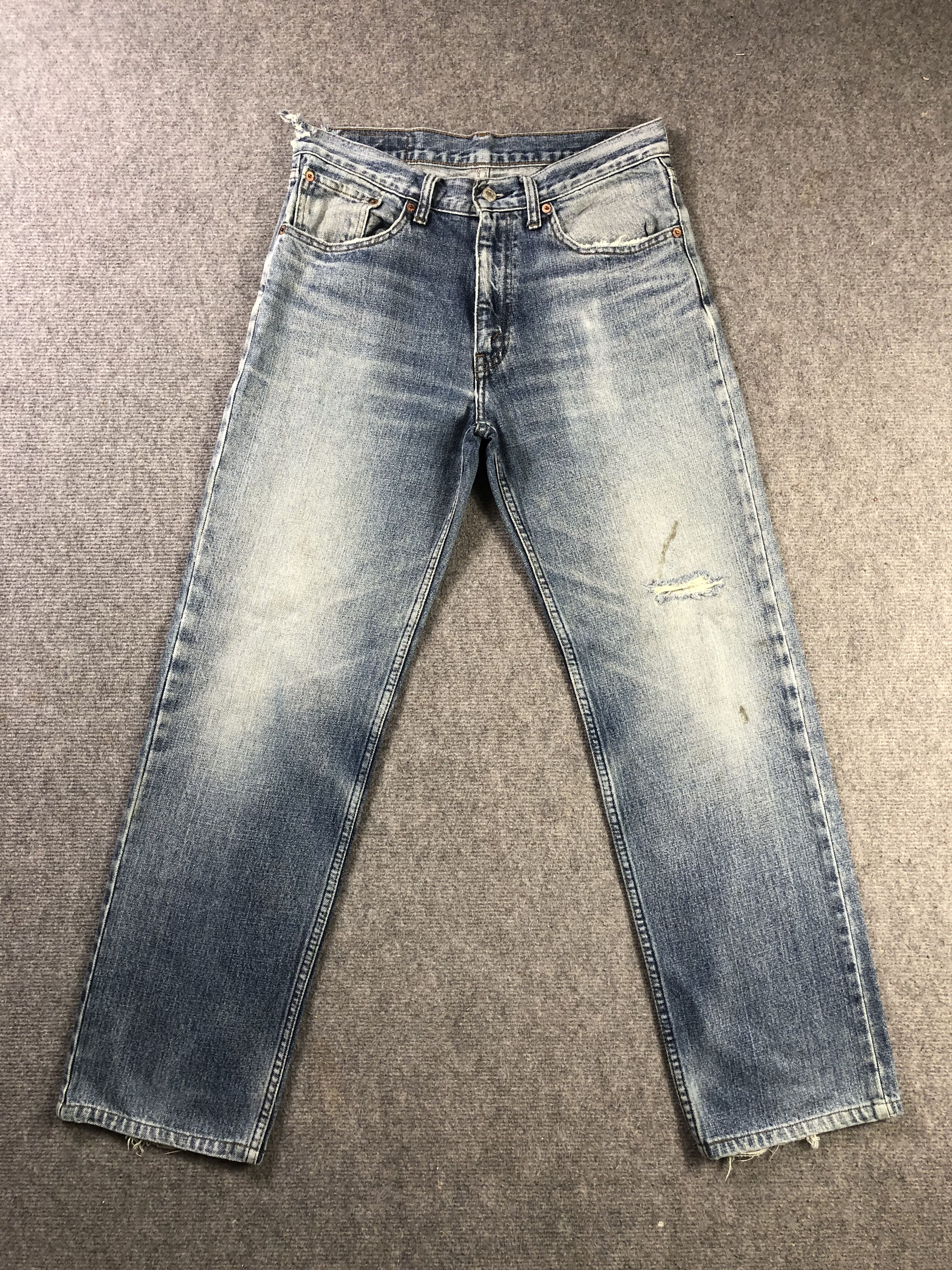 Levis 533 Faded Blue Denim Jeans 31x30