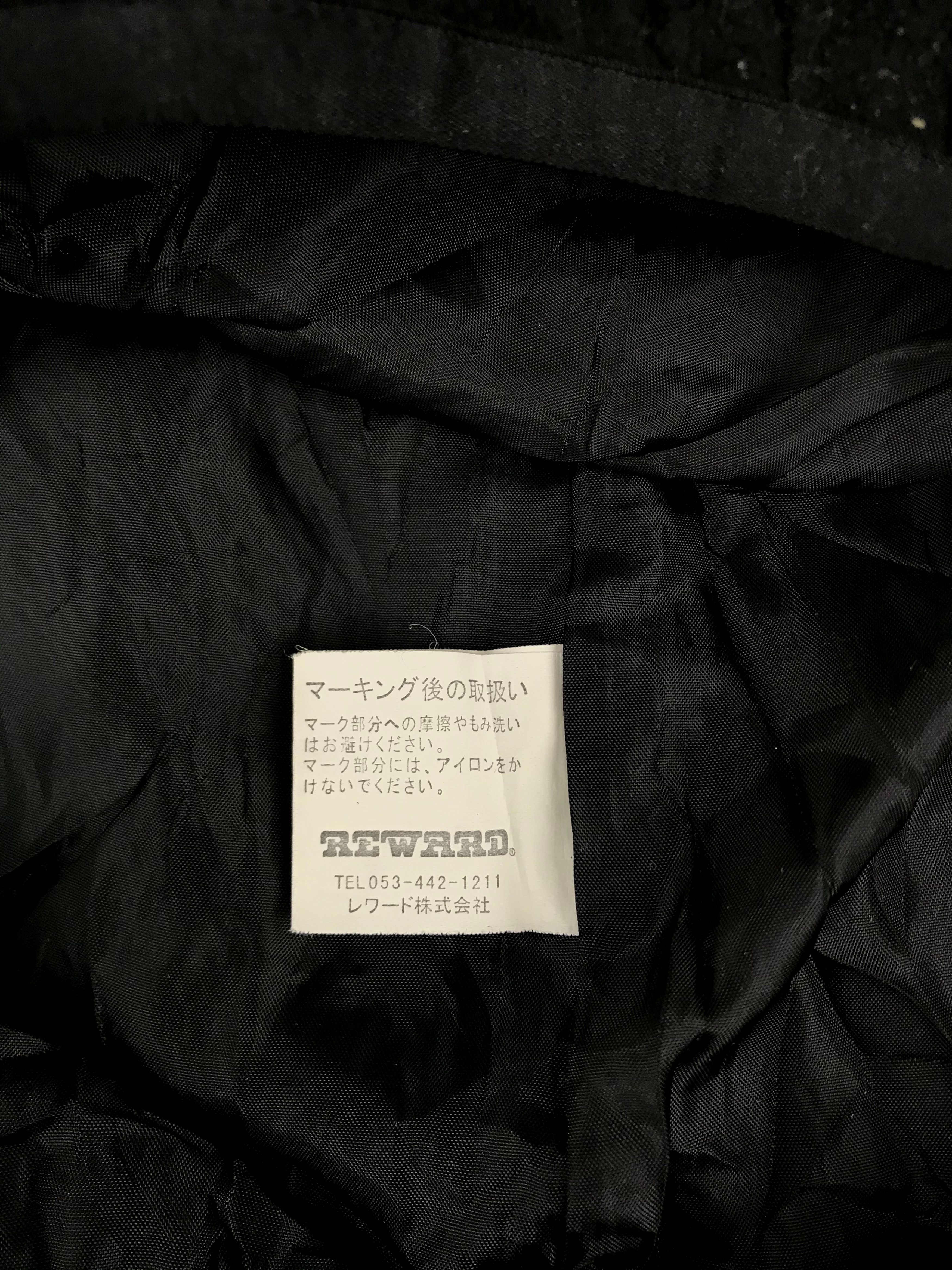 Japanese Brand Vintage Reward Baseball Coat Jacket Zipper Style Size US L / EU 52-54 / 3 - 4 Thumbnail