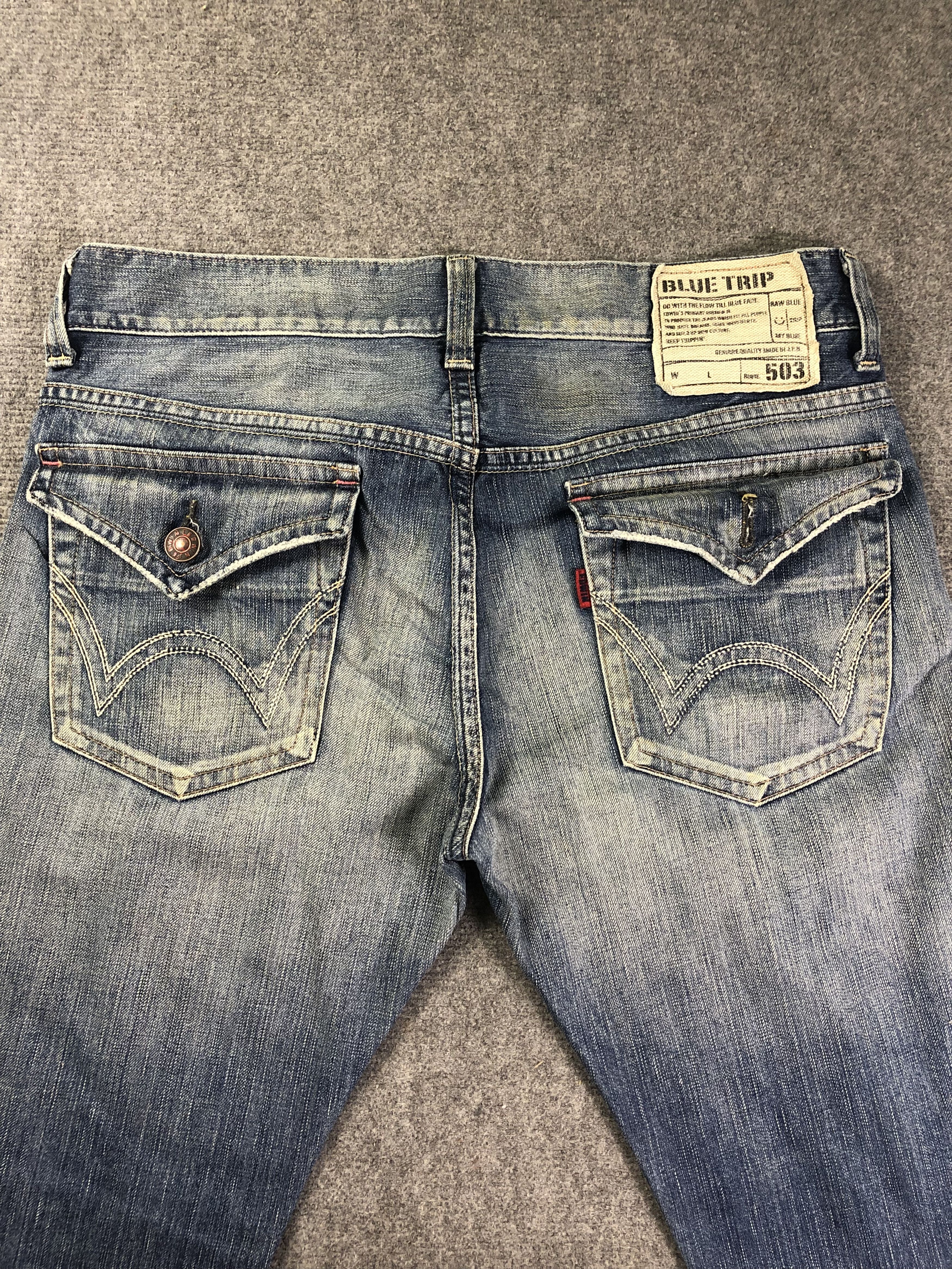 Edwin Edwin Blue Trip Jeans 37x29 Size US 37 - 10 Thumbnail