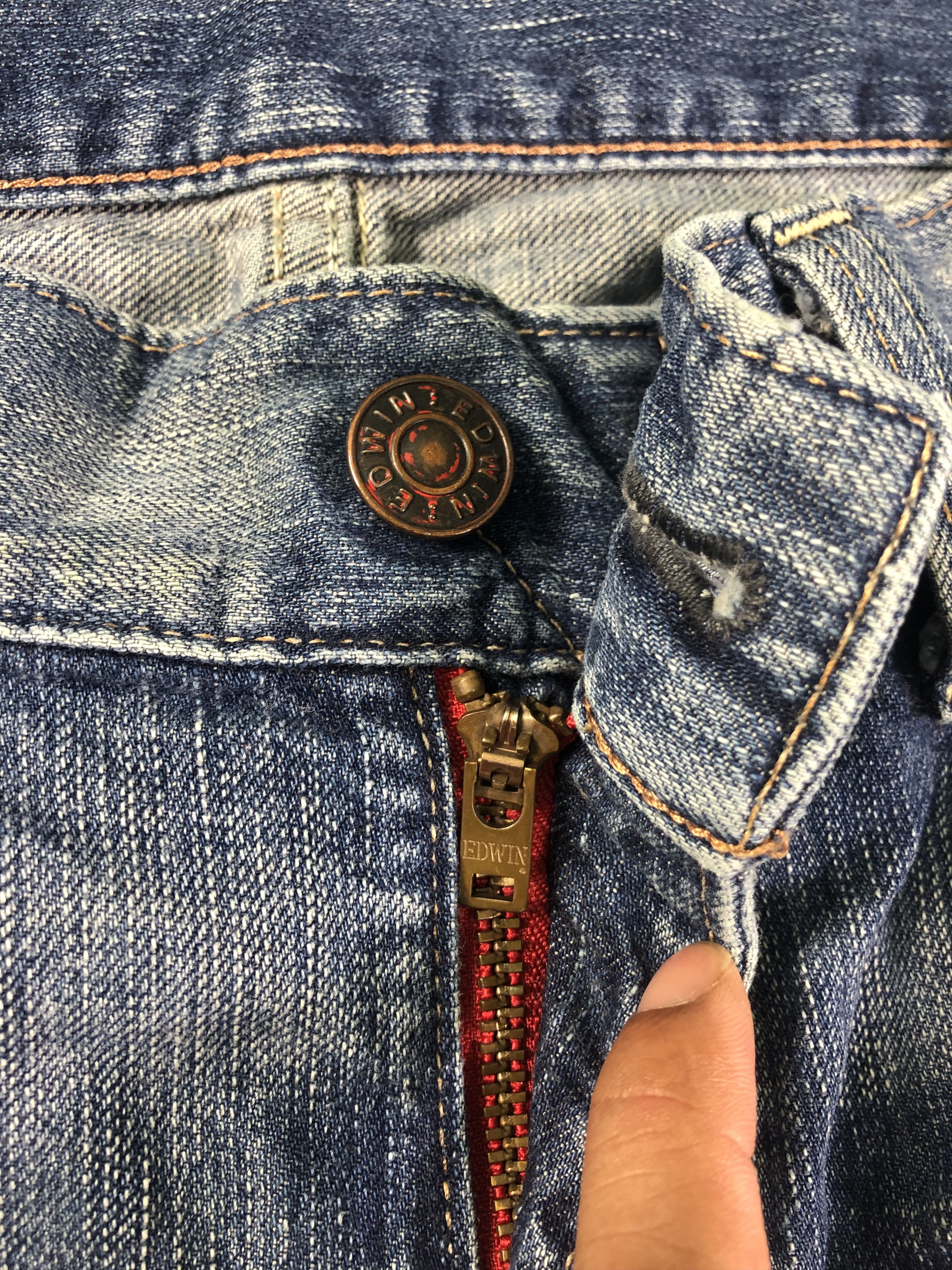 Edwin Edwin Blue Trip Jeans 37x29 Size US 37 - 3 Thumbnail