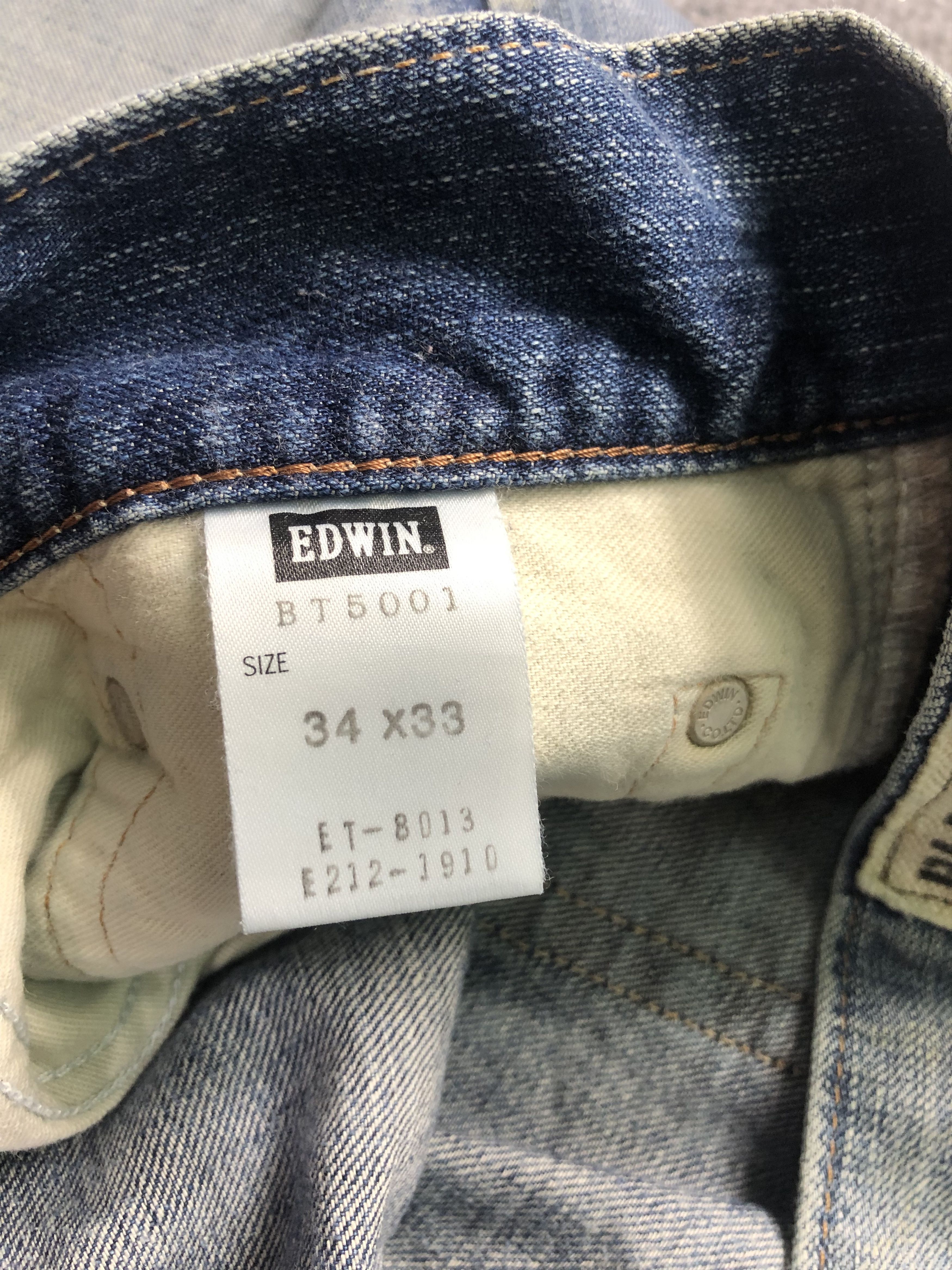 Edwin Edwin Blue Trip Jeans 37x29 Size US 37 - 4 Thumbnail
