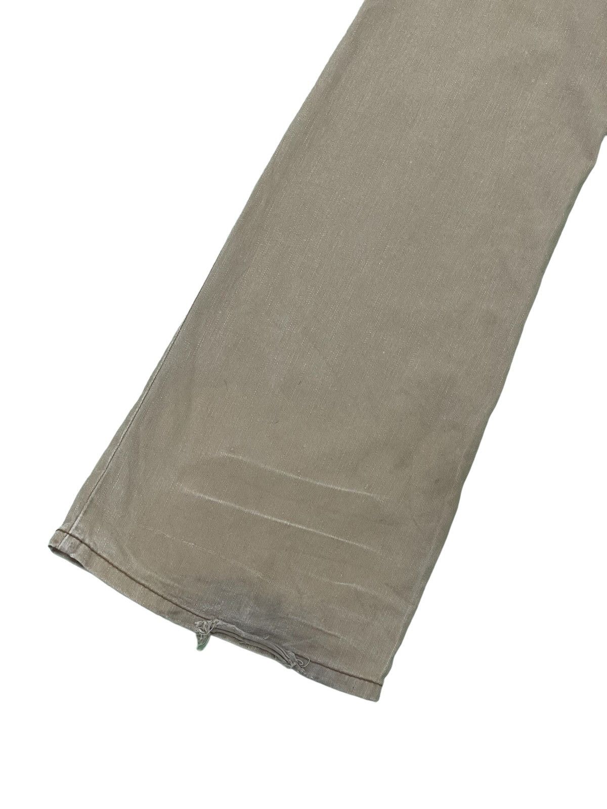 Japanese Brand Flare Jeans Edwin 505 Khaki Boot Cut 2🟦2 Size US 31 - 15 Thumbnail