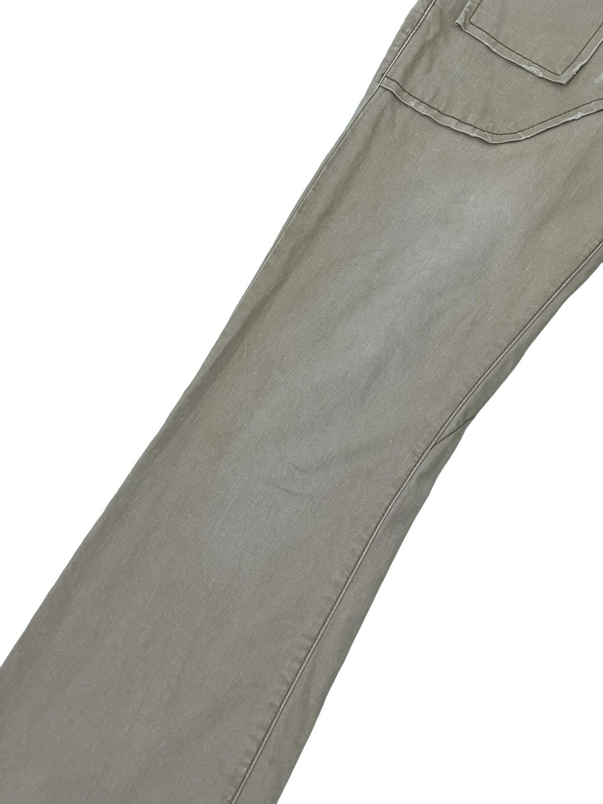 Japanese Brand Flare Jeans Edwin 505 Khaki Boot Cut 2🟦2 Size US 31 - 7 Thumbnail
