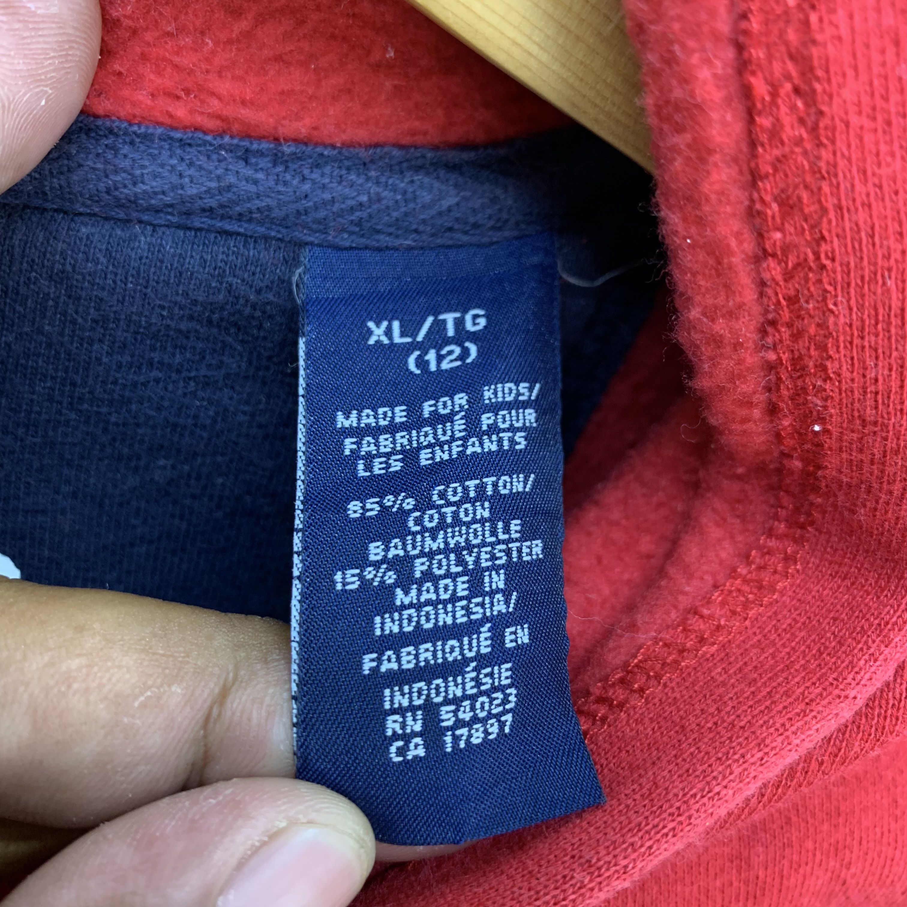 Gap Gap Kids Big Logo Red Youth Hoodies Size XL Kids #3768-131 Size US XL / EU 56 / 4 - 6 Thumbnail