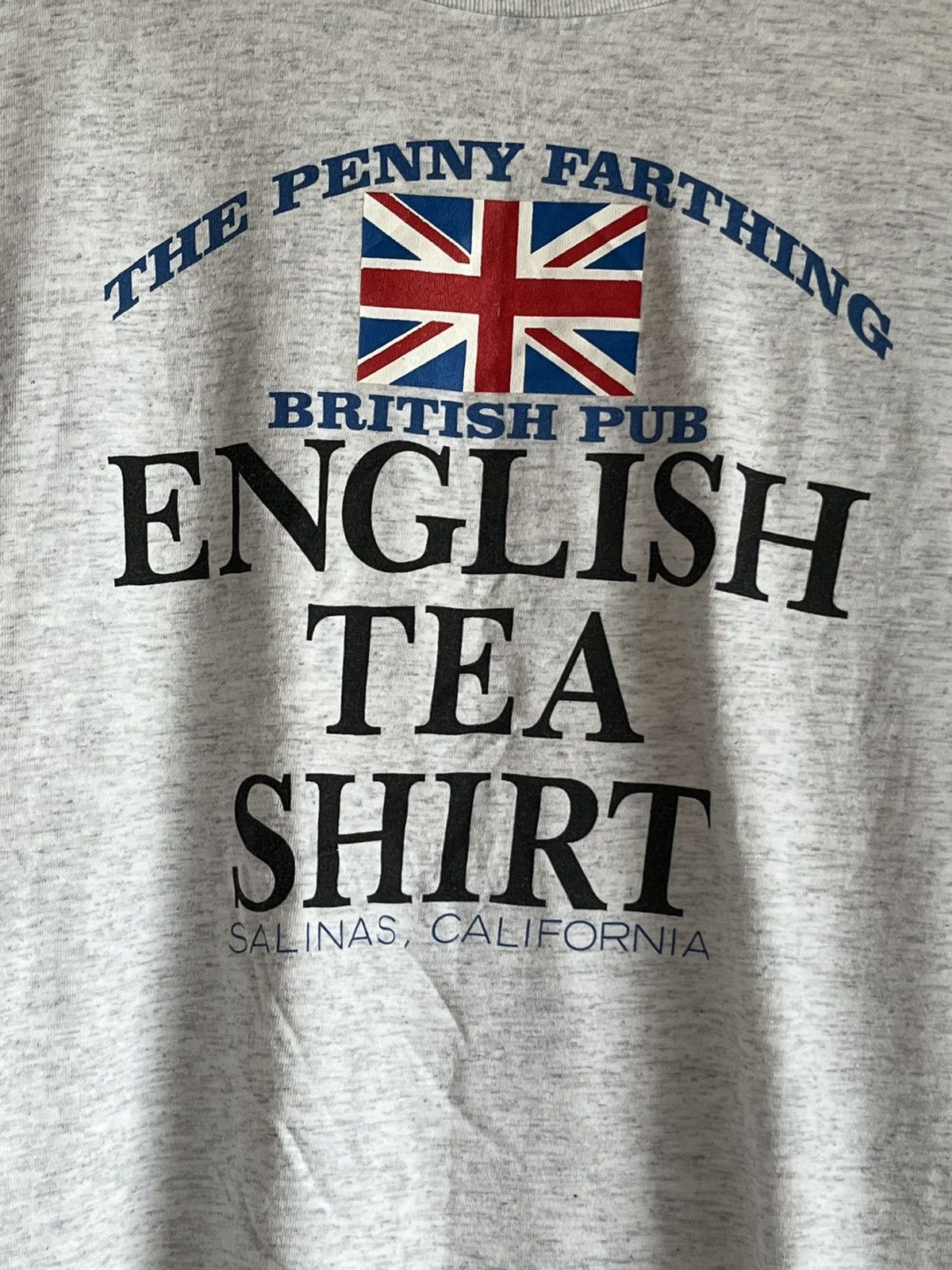 Vintage English tea shirt ft57 Size US XL / EU 56 / 4 - 2 Thumbnail