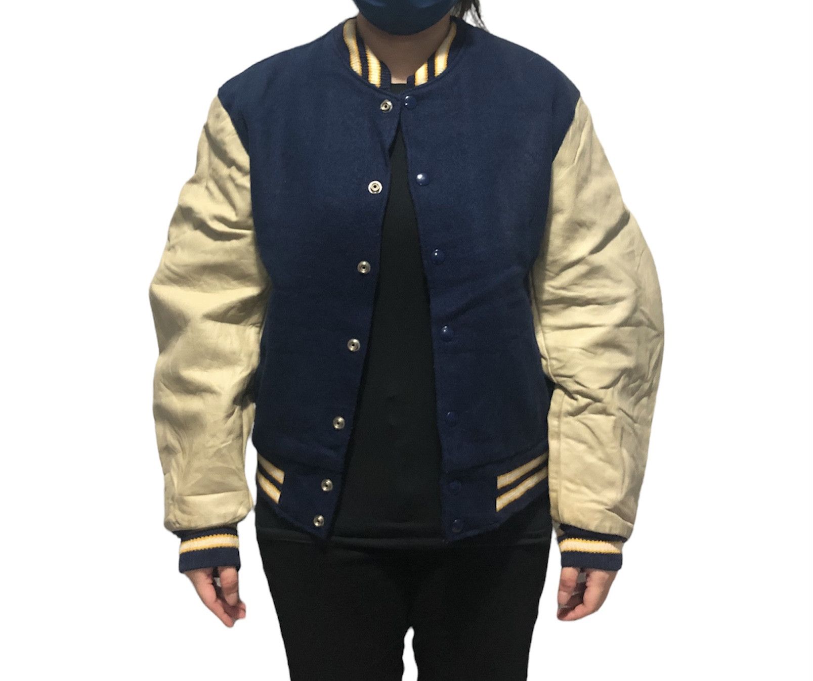 Golden Bear VINTAGE GOLDEN BEAR WOOL/LEATHER PLAIN VARSITY JACKET Size US S / EU 44-46 / 1 - 15 Thumbnail
