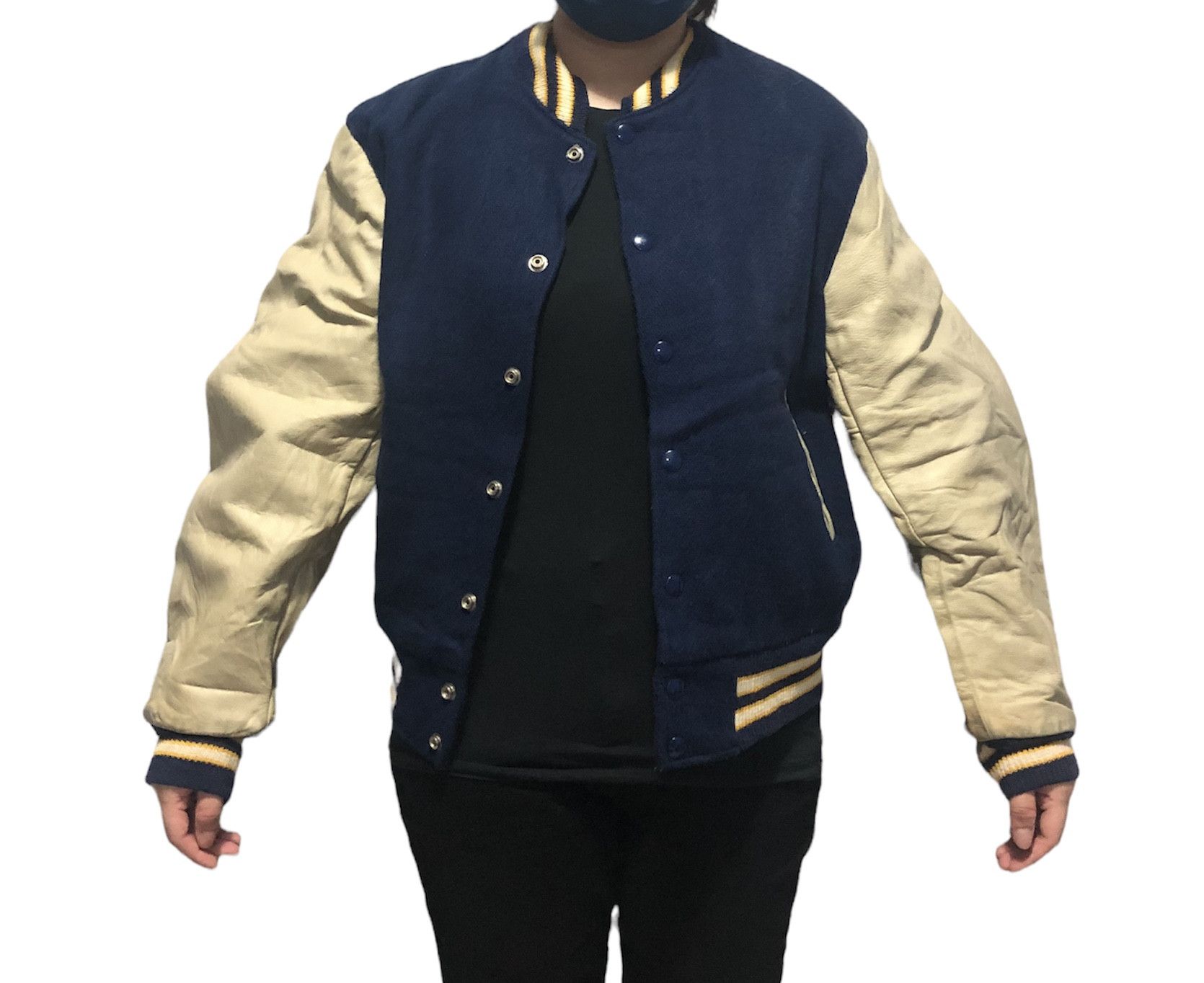 Golden Bear VINTAGE GOLDEN BEAR WOOL/LEATHER PLAIN VARSITY JACKET Size US S / EU 44-46 / 1 - 13 Thumbnail