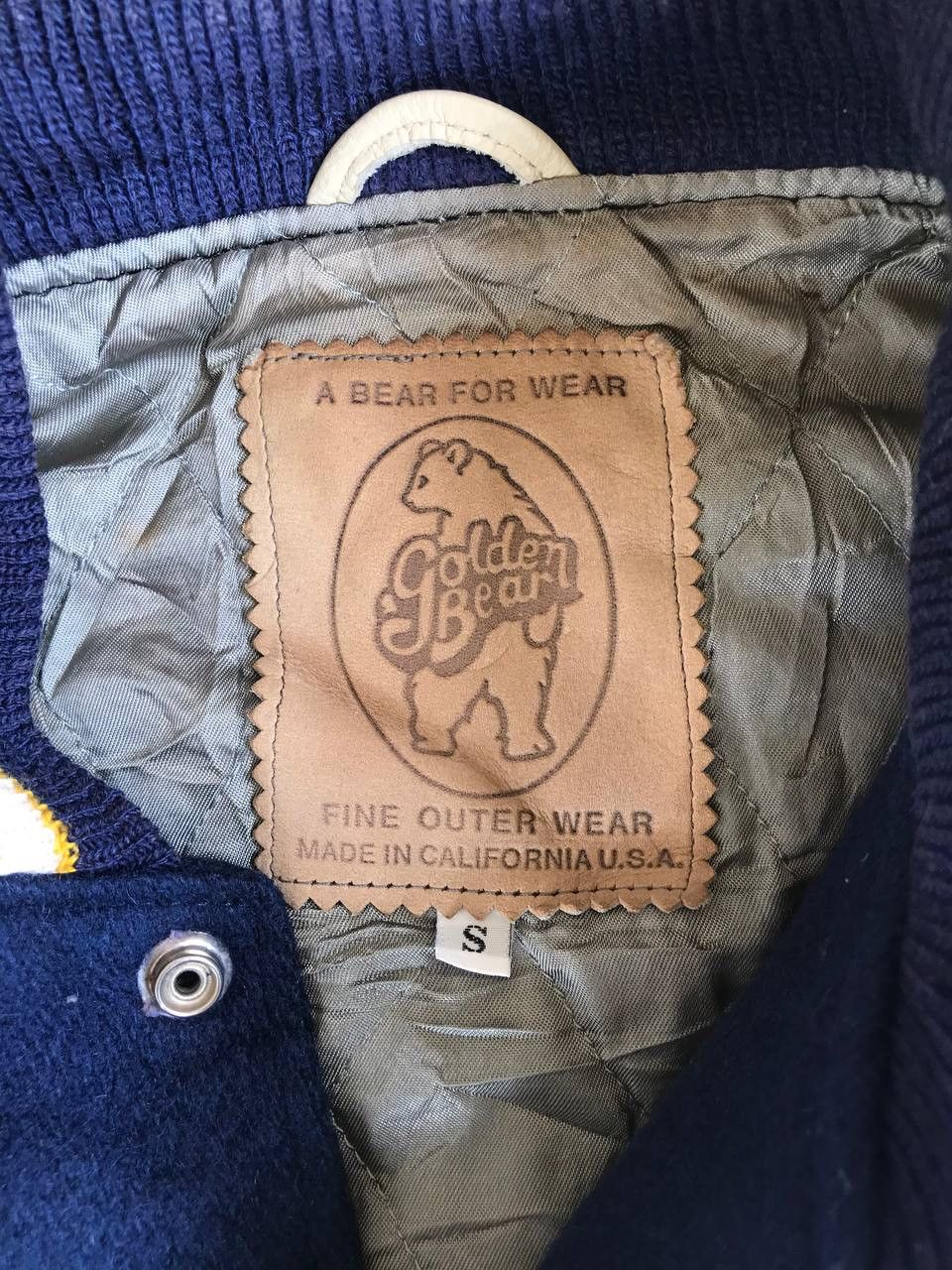 Golden Bear VINTAGE GOLDEN BEAR WOOL/LEATHER PLAIN VARSITY JACKET Size US S / EU 44-46 / 1 - 9 Thumbnail