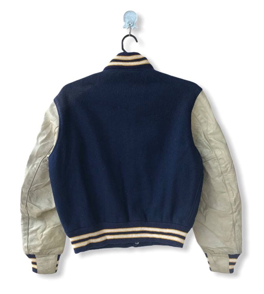 Golden Bear VINTAGE GOLDEN BEAR WOOL/LEATHER PLAIN VARSITY JACKET Size US S / EU 44-46 / 1 - 2 Thumbnail
