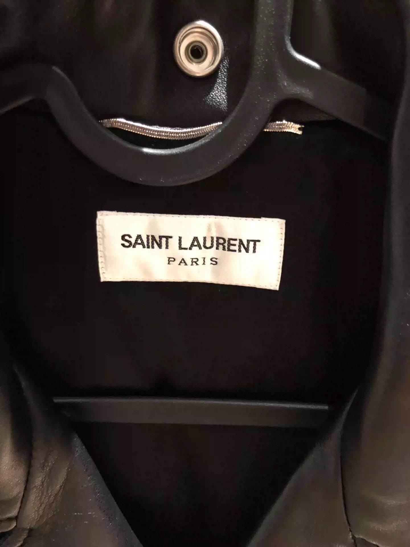 Saint Laurent Paris Saint Laurent L01 classic black leather biker jacket Size US M / EU 48-50 / 2 - 3 Thumbnail