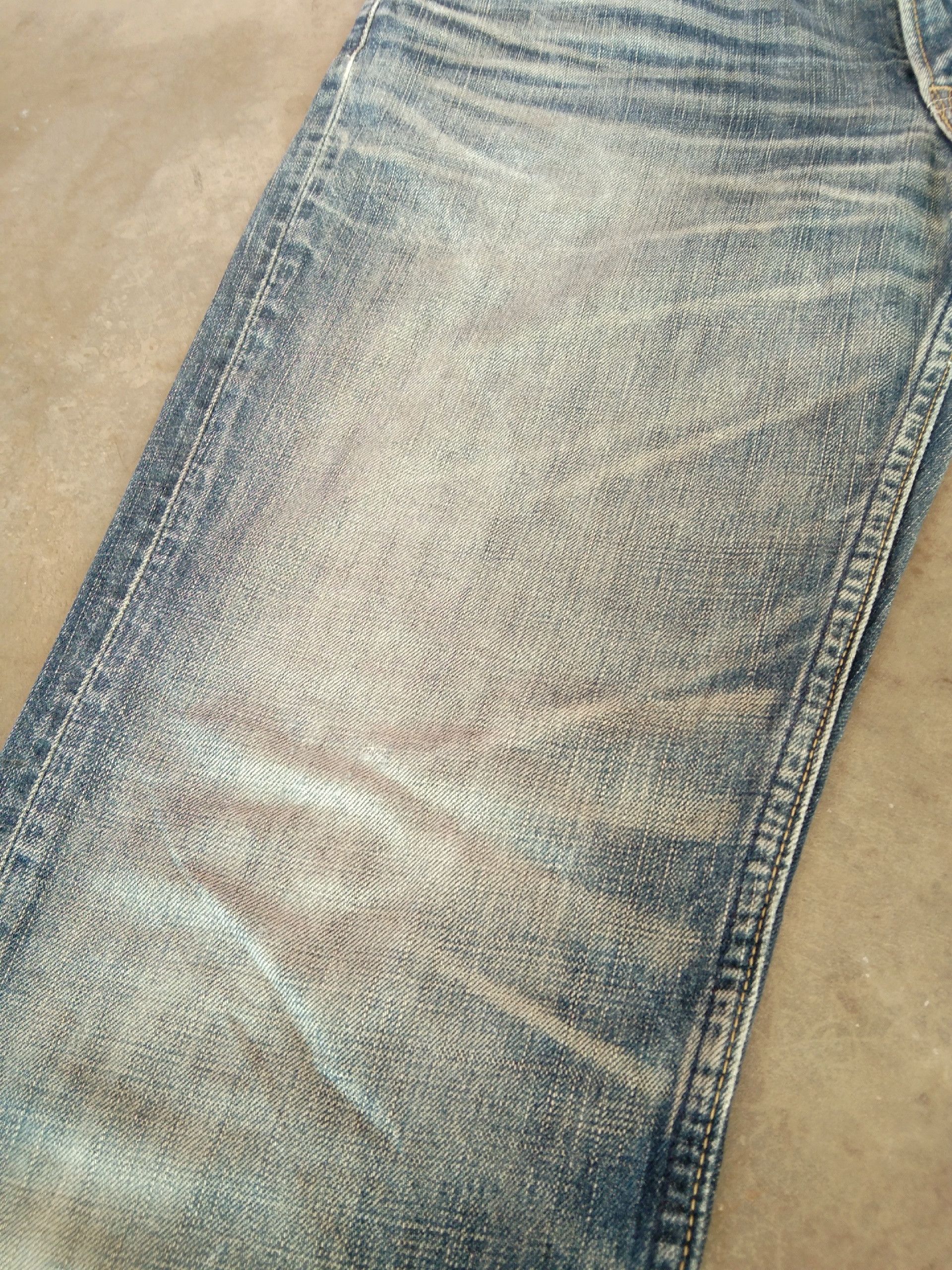 Levi's Vintage Levi's Jeans 502 Mud Wash Distressed Denim 32x31 Size US 32 / EU 48 - 6 Thumbnail