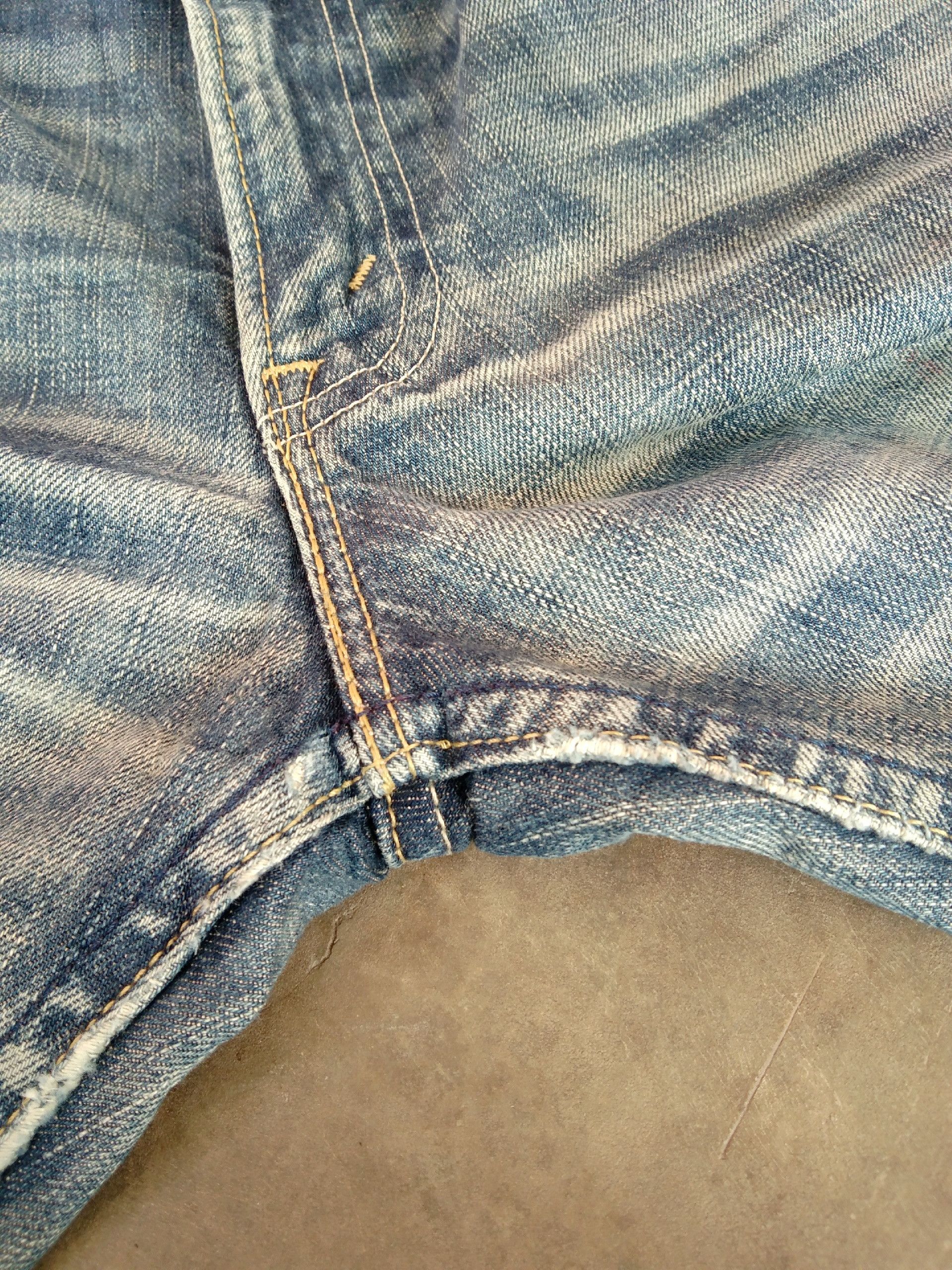 Levi's Vintage Levi's Jeans 502 Mud Wash Distressed Denim 32x31 Size US 32 / EU 48 - 8 Thumbnail