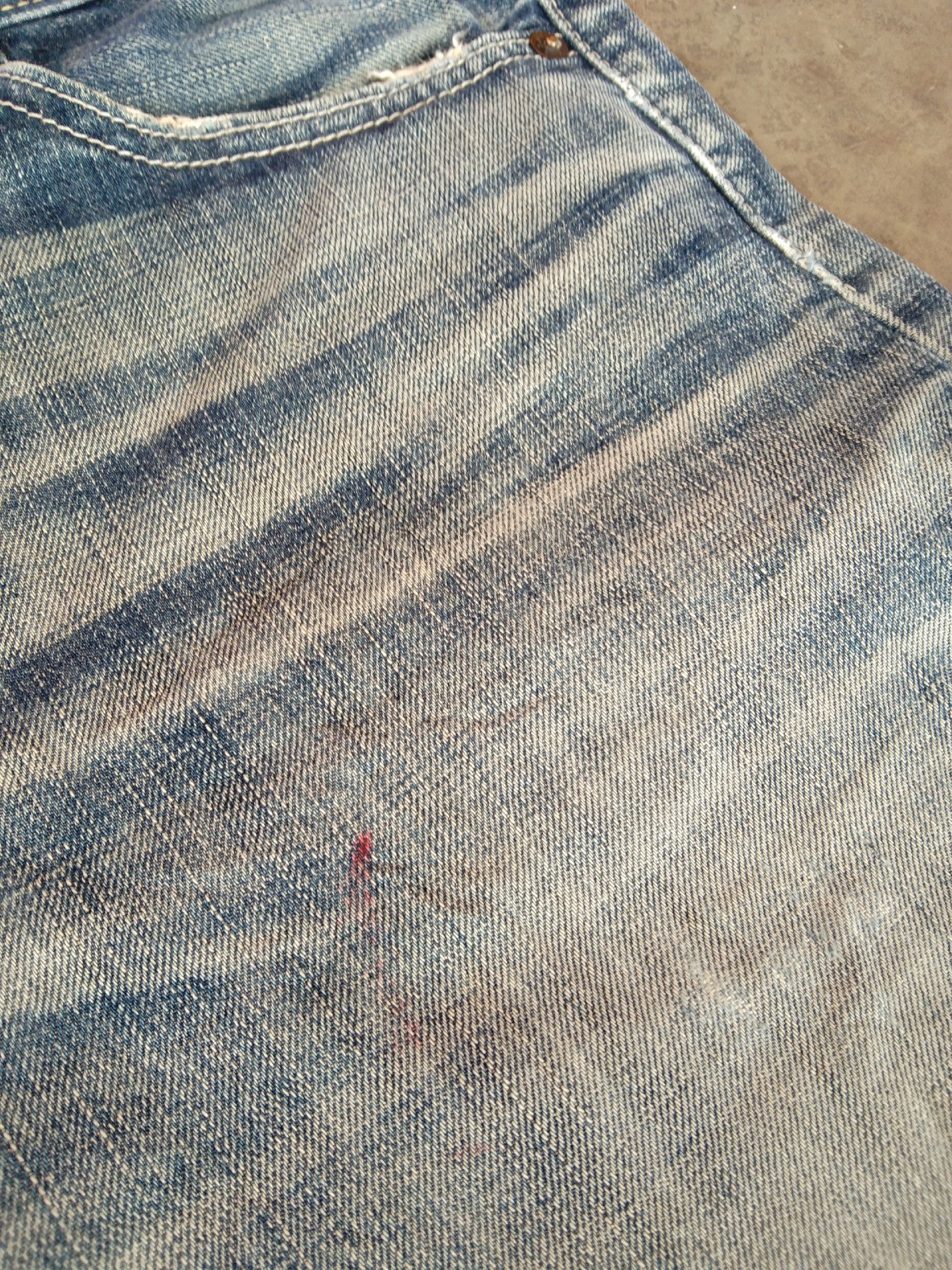 Levi's Vintage Levi's Jeans 502 Mud Wash Distressed Denim 32x31 Size US 32 / EU 48 - 7 Thumbnail