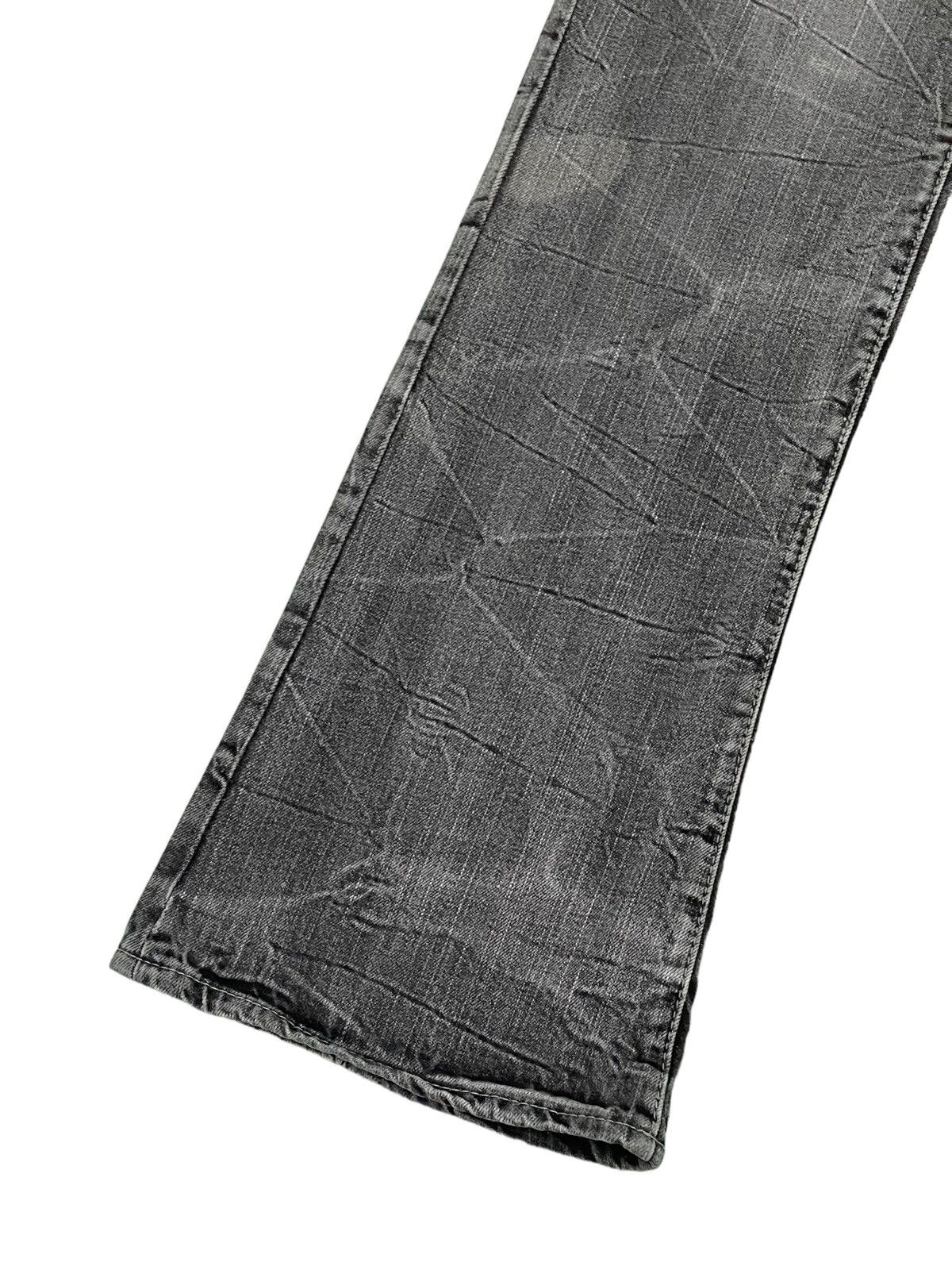 Japanese Brand Flare Jeans Wild Life Low Rise Denim Boot Cut 2🟦2 Size US 29 - 13 Thumbnail