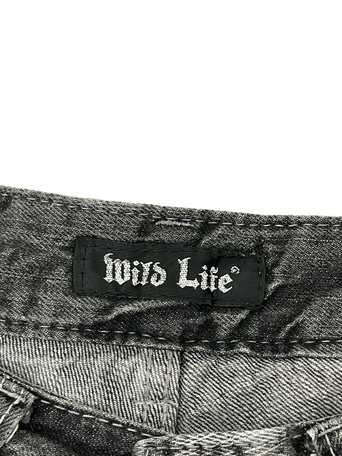 Japanese Brand Flare Jeans Wild Life Low Rise Denim Boot Cut 2🟦2 Size US 29 - 19 Thumbnail