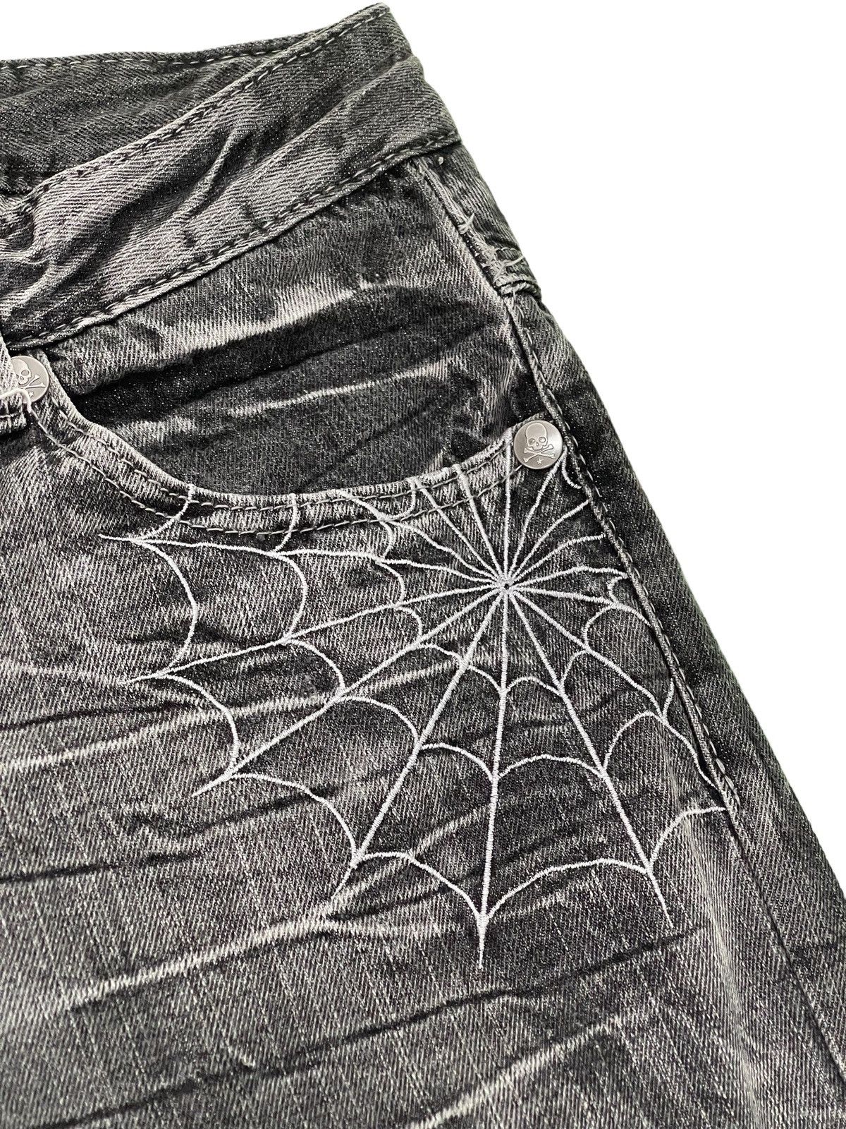 Japanese Brand Flare Jeans Wild Life Low Rise Denim Boot Cut 2🟦2 Size US 29 - 17 Thumbnail