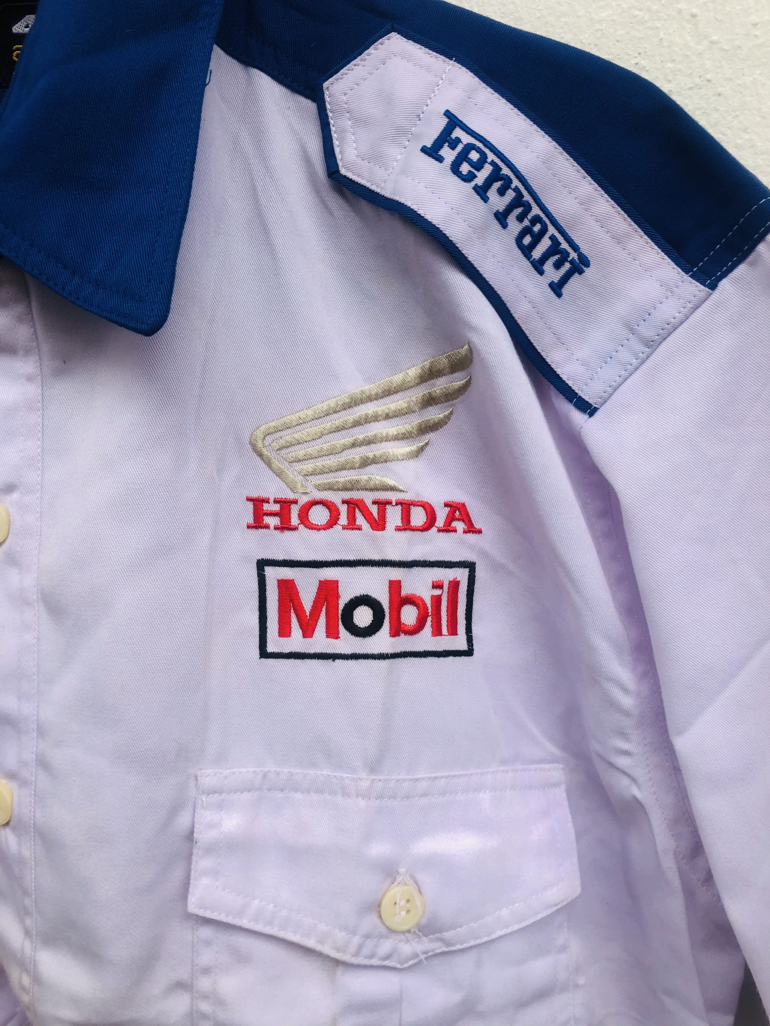 Japanese Brand × Vintage Vintage Ferrari Motorsport Fashion Style Shirt Size US L / EU 52-54 / 3 - 7 Thumbnail