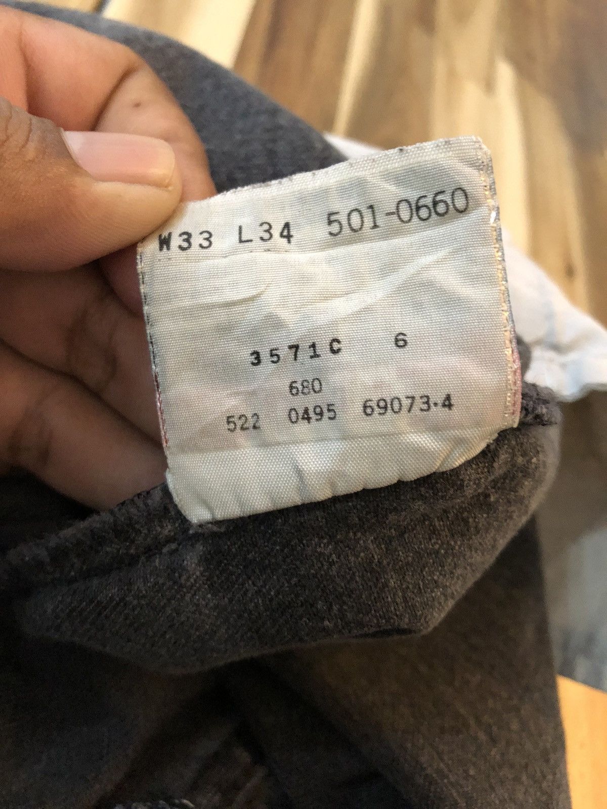 Levi's Levis 501 Custom Skeleton Jeans Denim Size US 33 - 17 Thumbnail