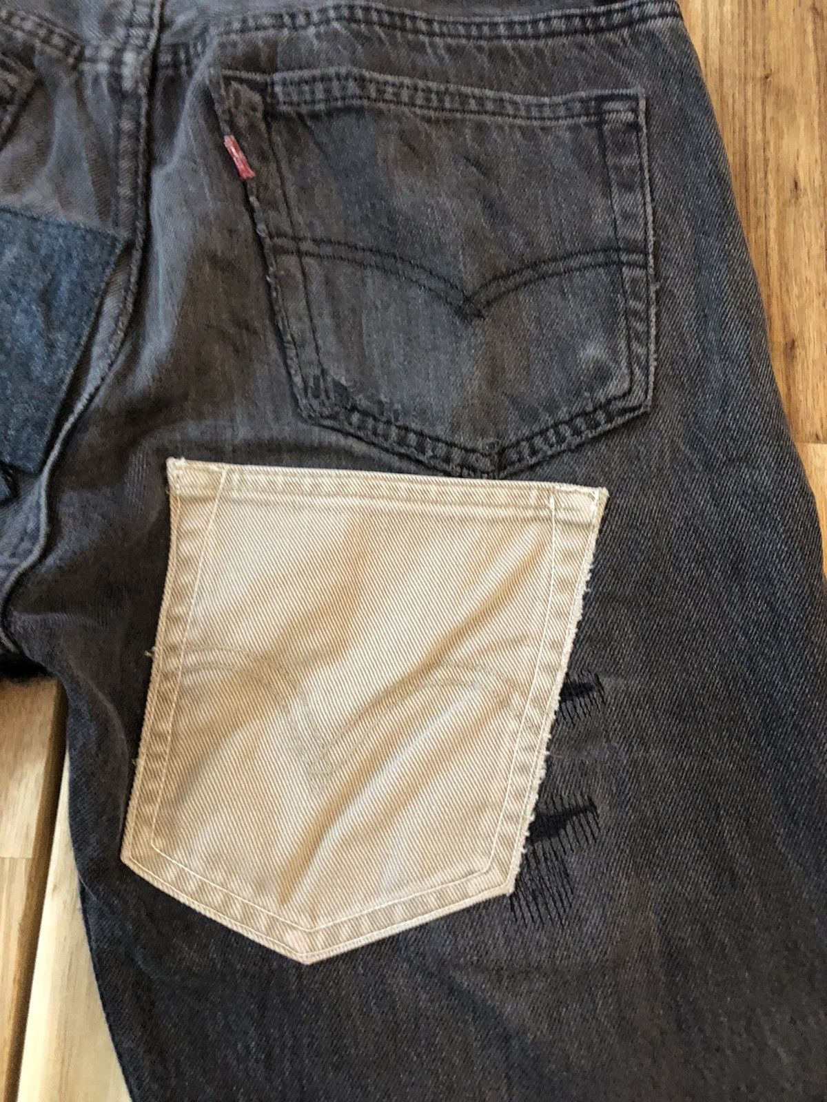 Levi's Levis 501 Custom Skeleton Jeans Denim Size US 33 - 12 Thumbnail