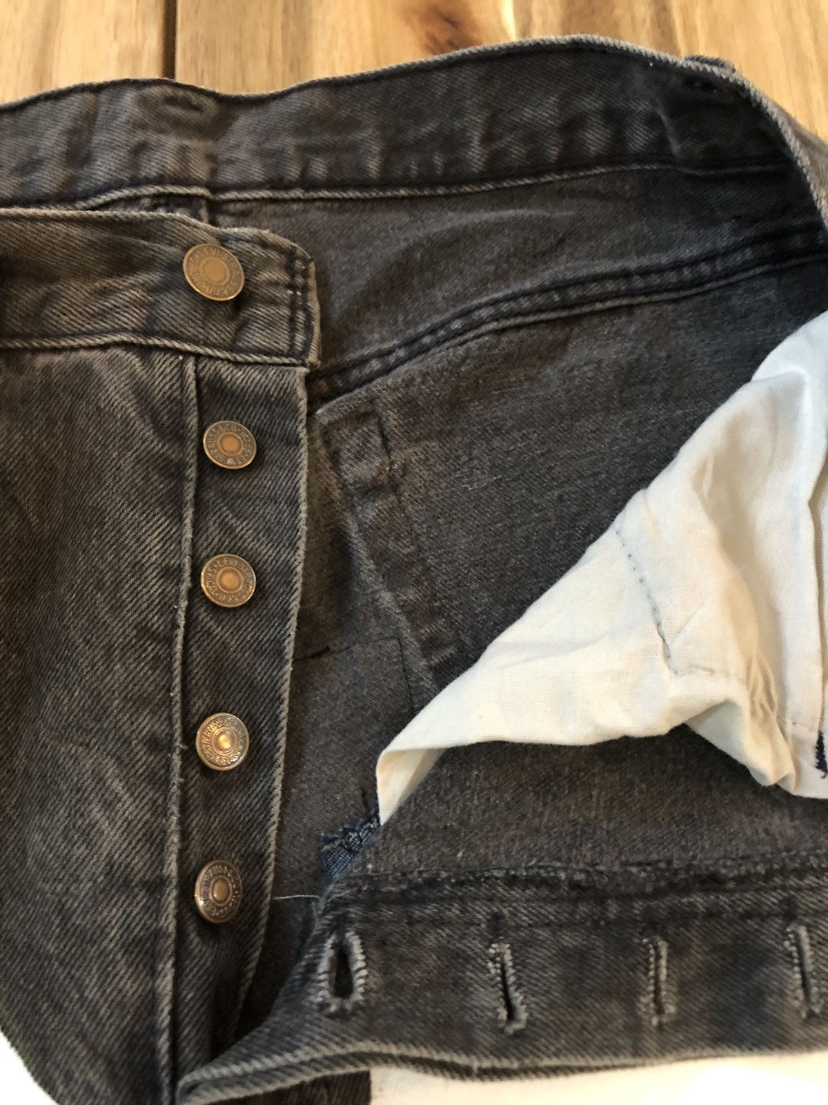Levi's Levis 501 Custom Skeleton Jeans Denim Size US 33 - 10 Thumbnail