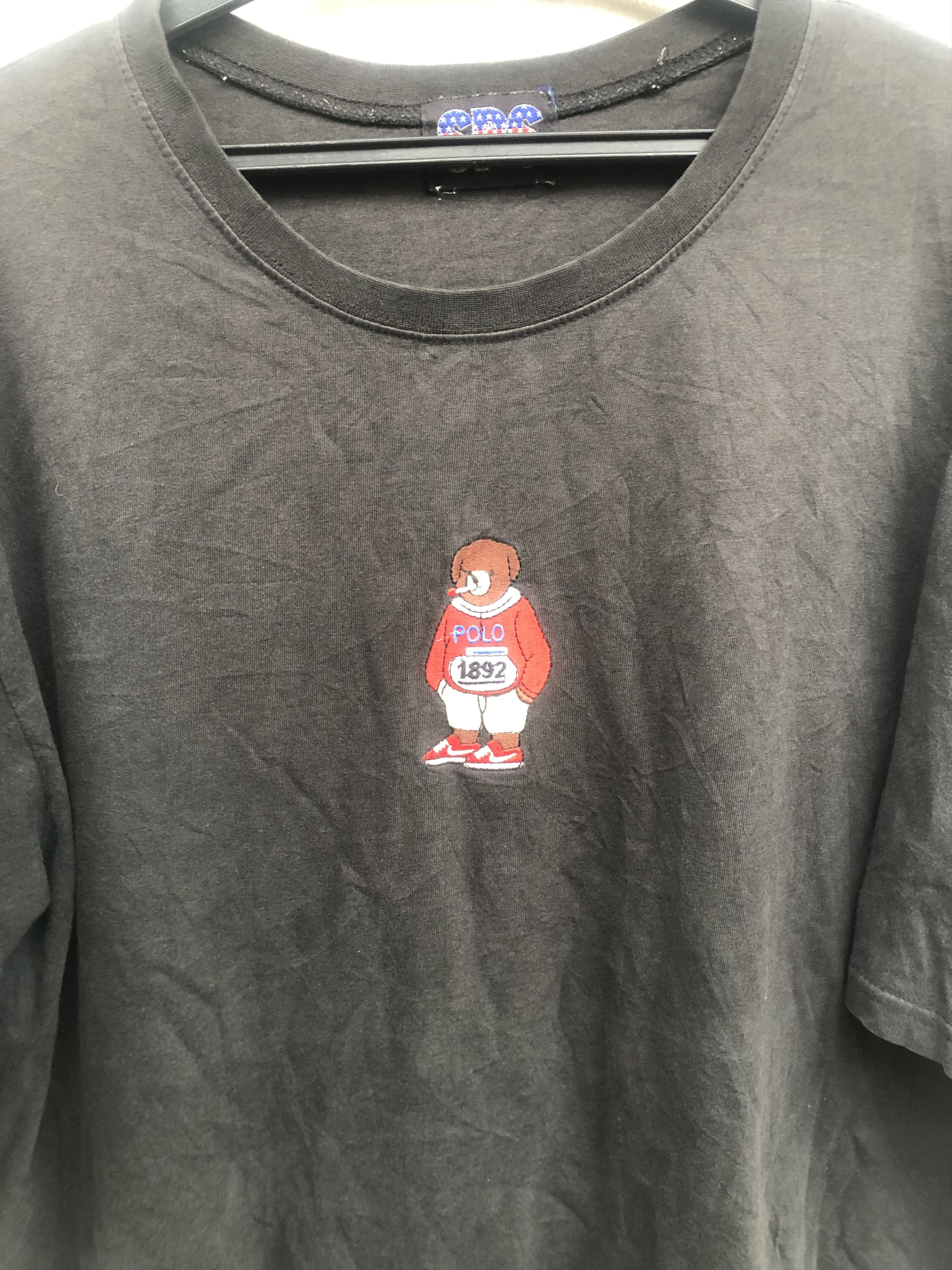 Japanese Brand Vintage Polo Bear Wearing Nike Shoes Fashion Style Size US XL / EU 56 / 4 - 3 Thumbnail