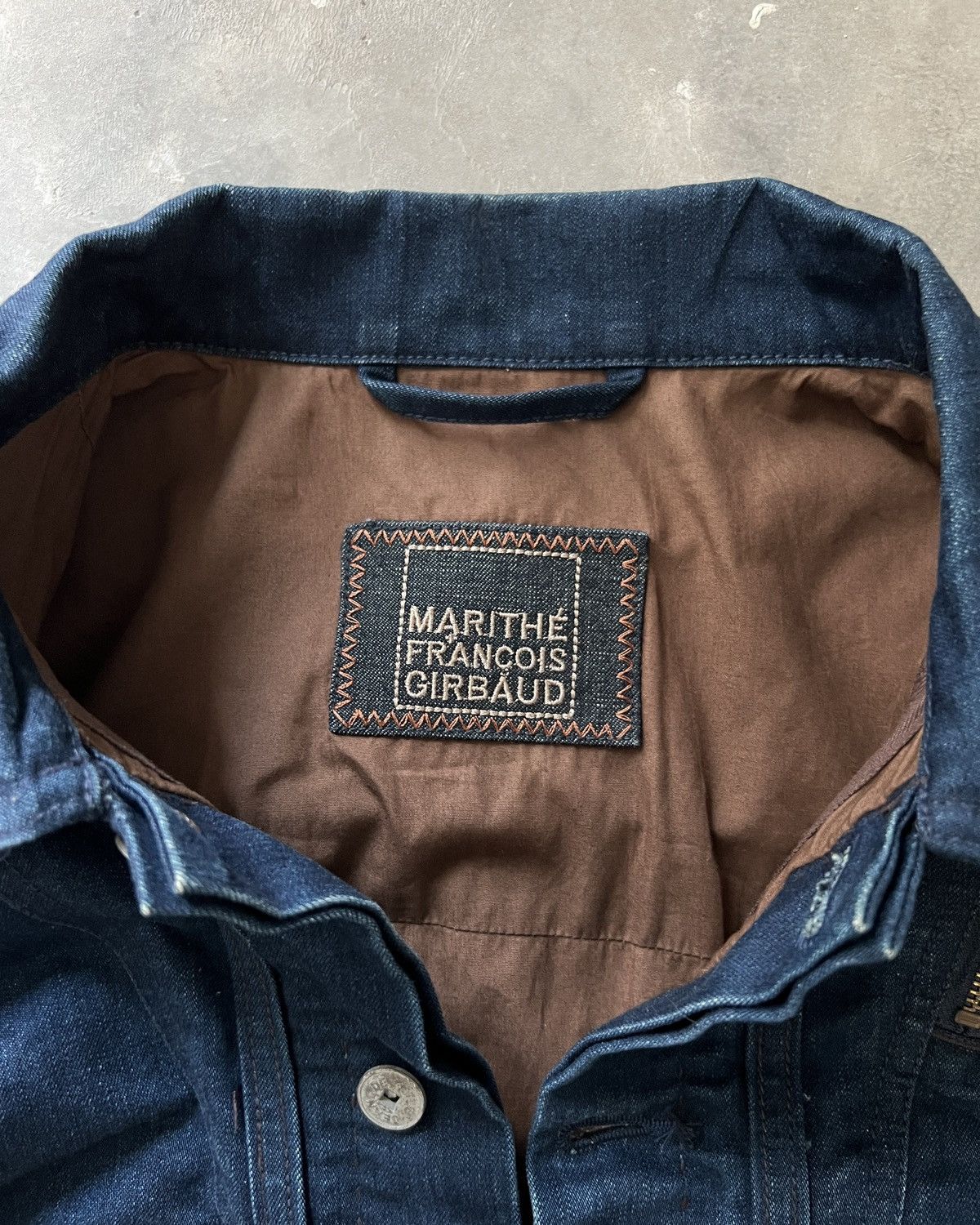 Marithe + Francois Girbaud 90s Marithé François Girbaud Archive Panelled Denim Jacket Size US L / EU 52-54 / 3 - 6 Thumbnail