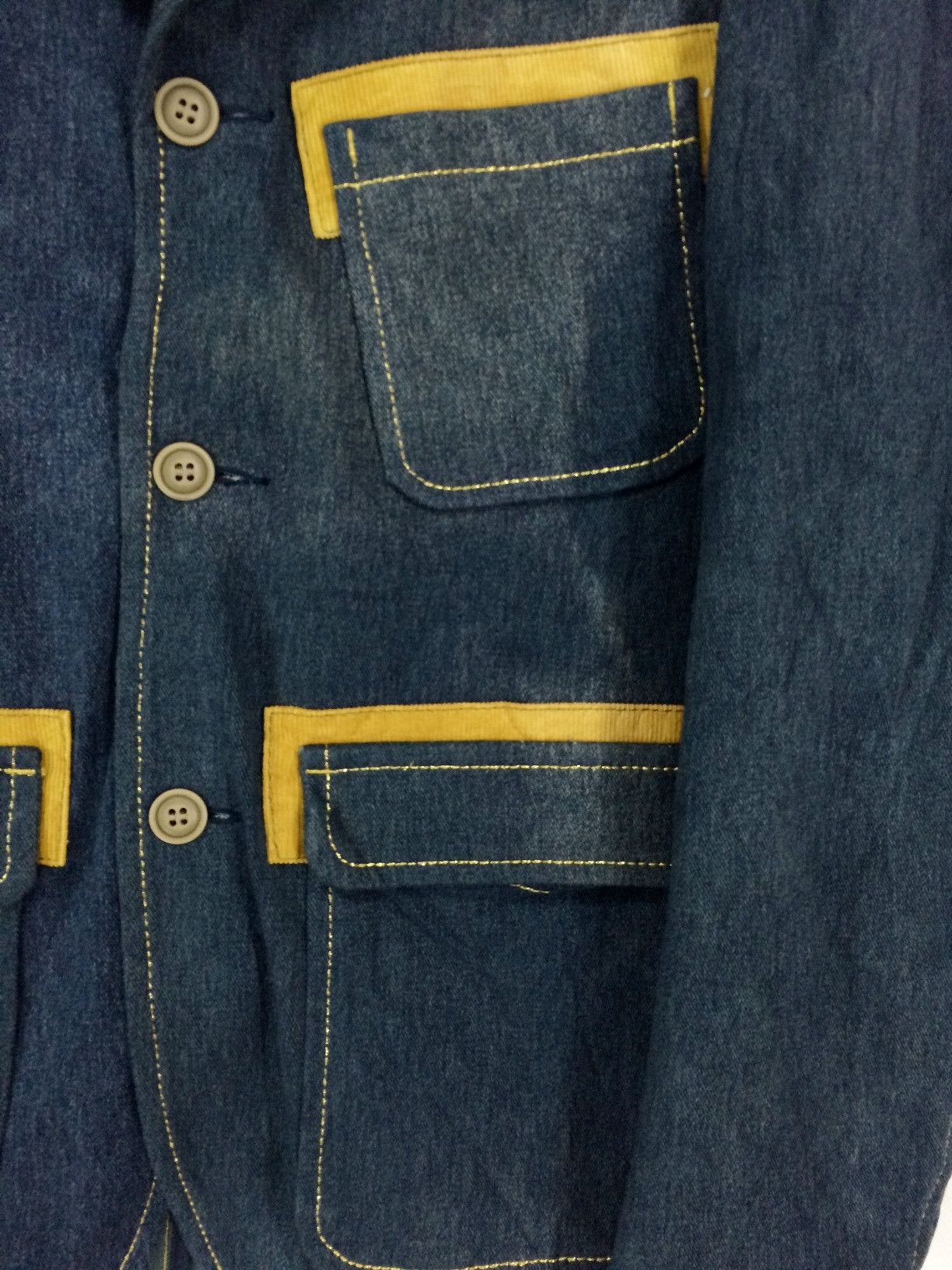 Designer × Japanese Brand Bobson golden thread indigo suit blazer sport jacket Size 40R - 4 Thumbnail
