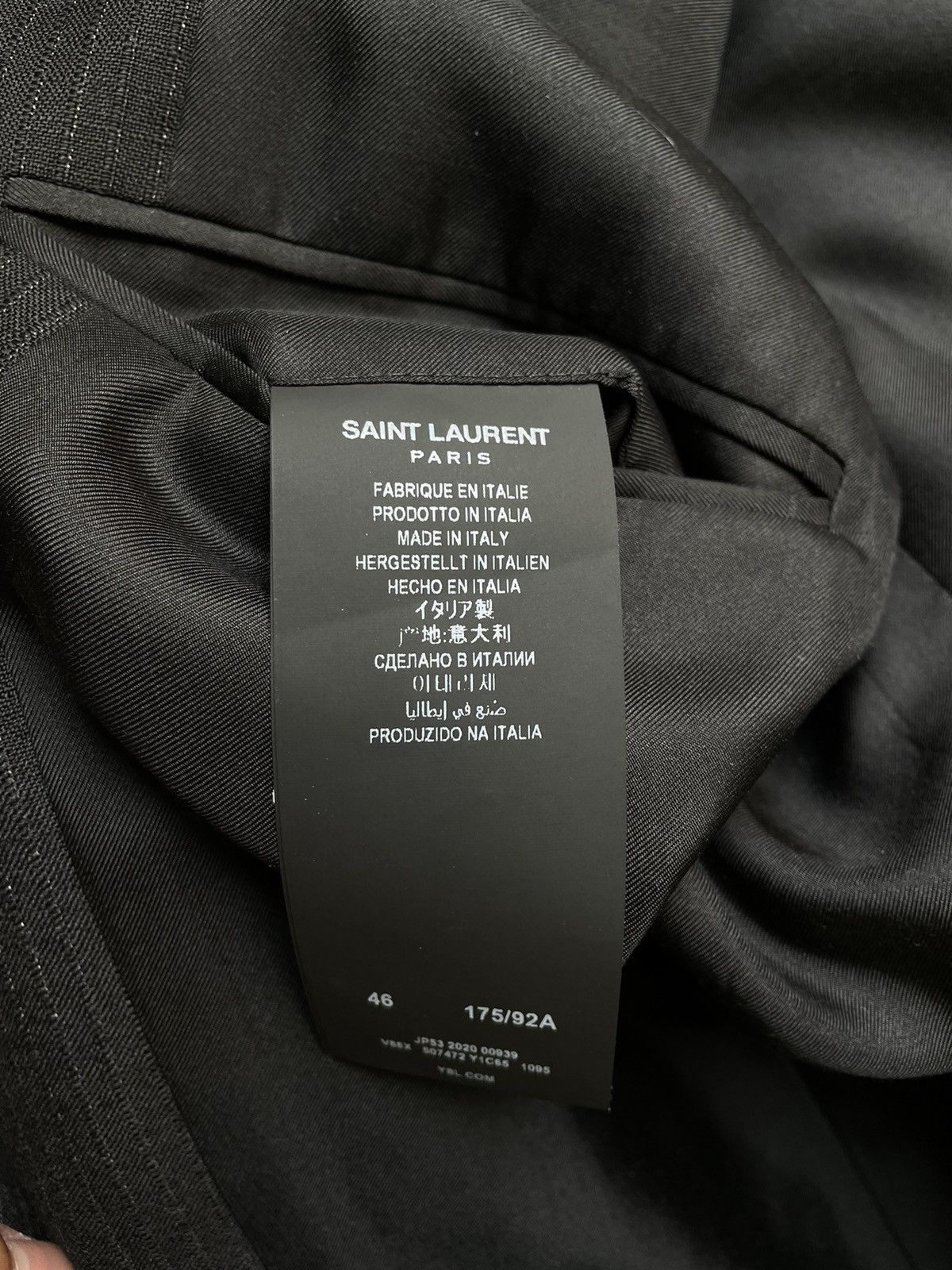 Saint Laurent Paris Saint Laurent Blazer Size 46S - 8 Thumbnail