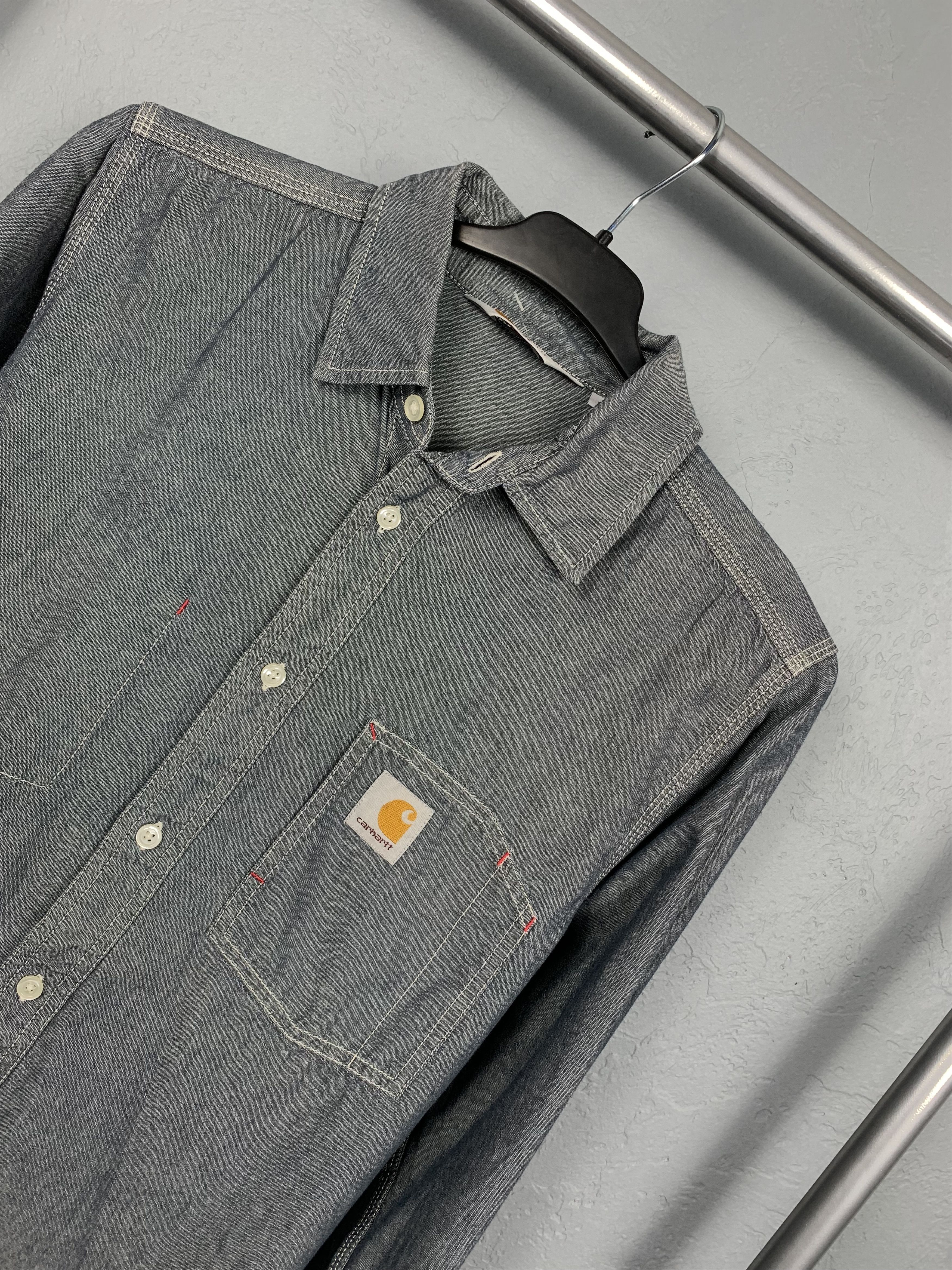 Carhartt × Carhartt Wip × Vintage Carhartt Mens Long Sleeve Shirt Size US M / EU 48-50 / 2 - 2 Thumbnail
