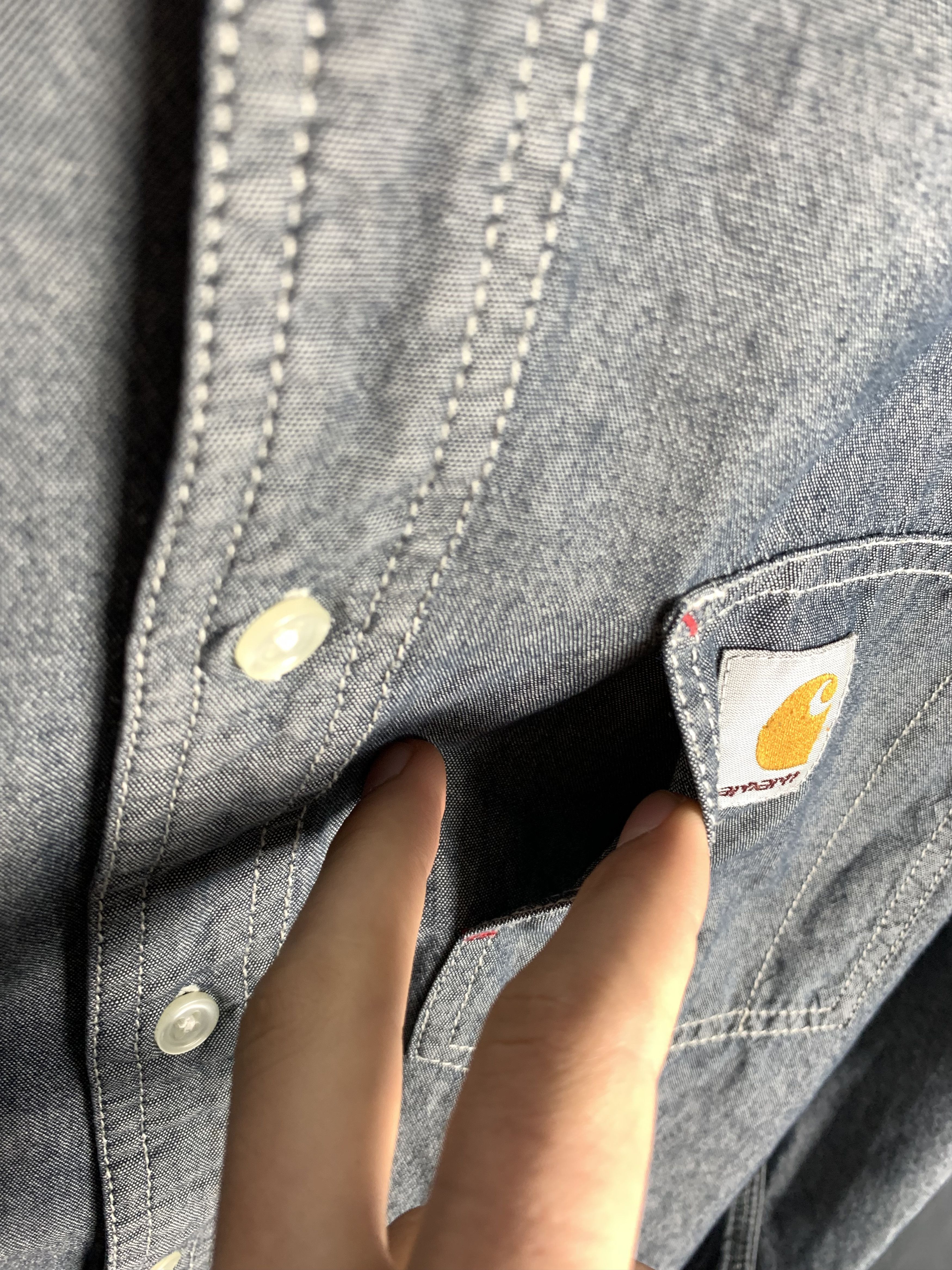 Carhartt × Carhartt Wip × Vintage Carhartt Mens Long Sleeve Shirt Size US M / EU 48-50 / 2 - 3 Thumbnail