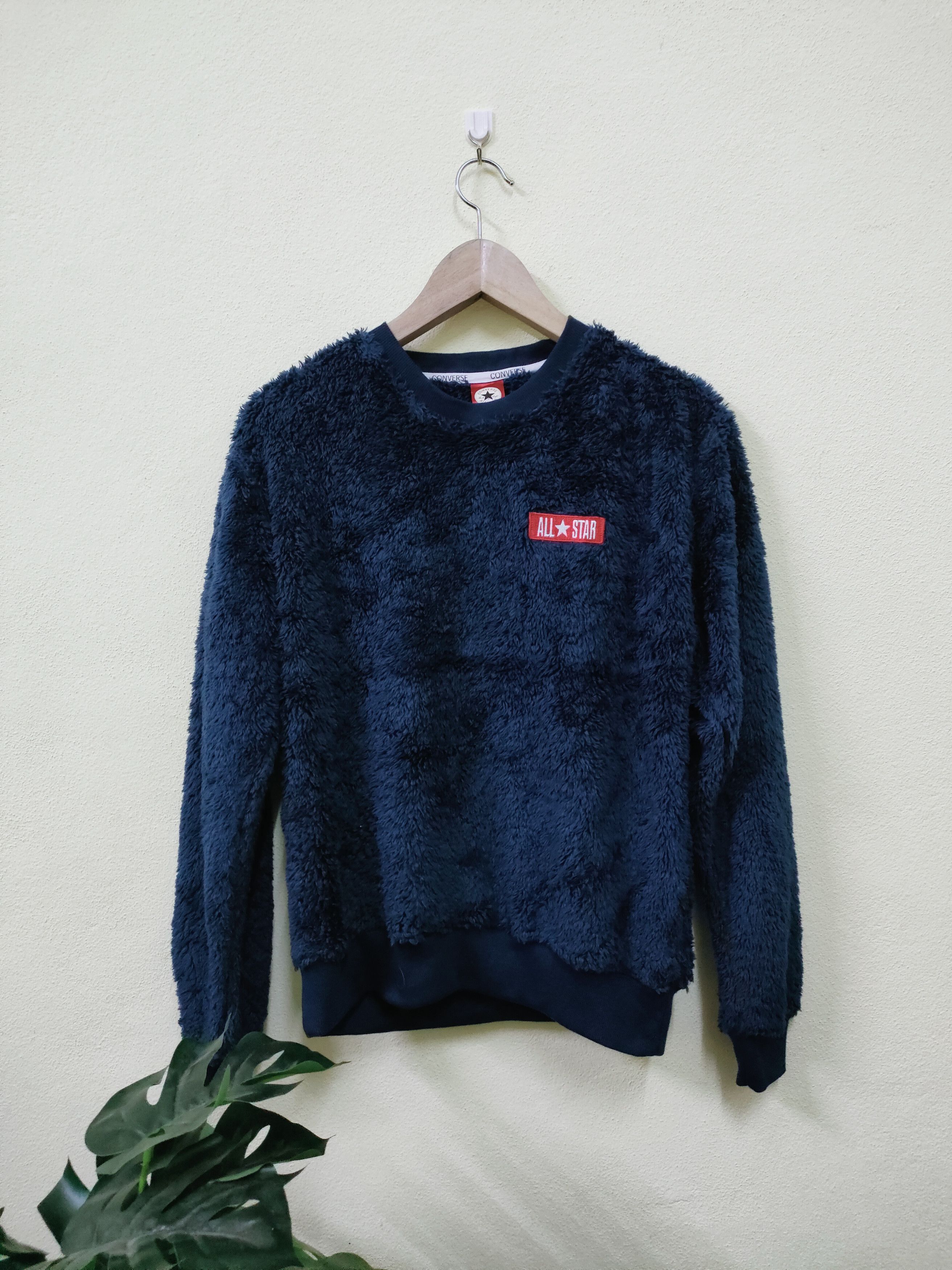 Converse Converse Fur Fleece Sweatshirts Size US M / EU 48-50 / 2 - 1 Thumbnail